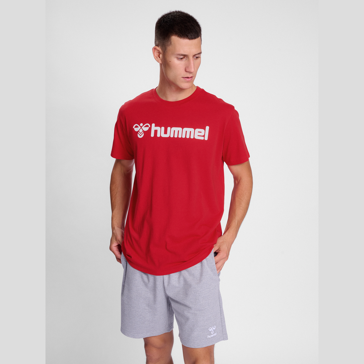 hummel Men's Go 2.0 Logo Short Sleeve T-Shirt-5