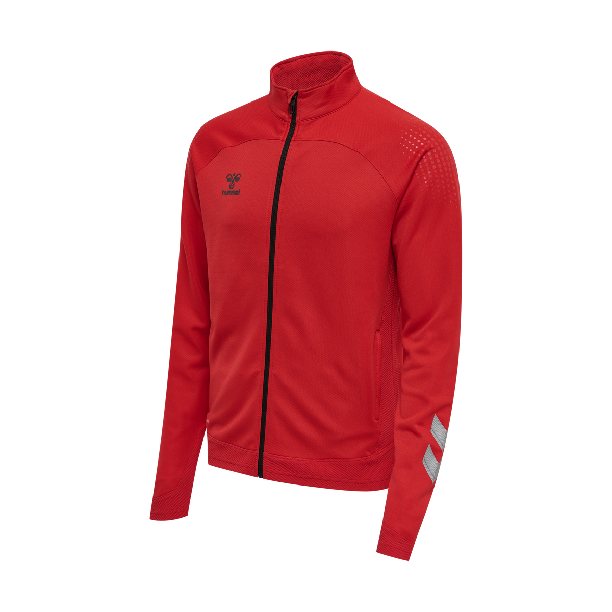 hummel Men's Lead Poly Zip Jacket-1