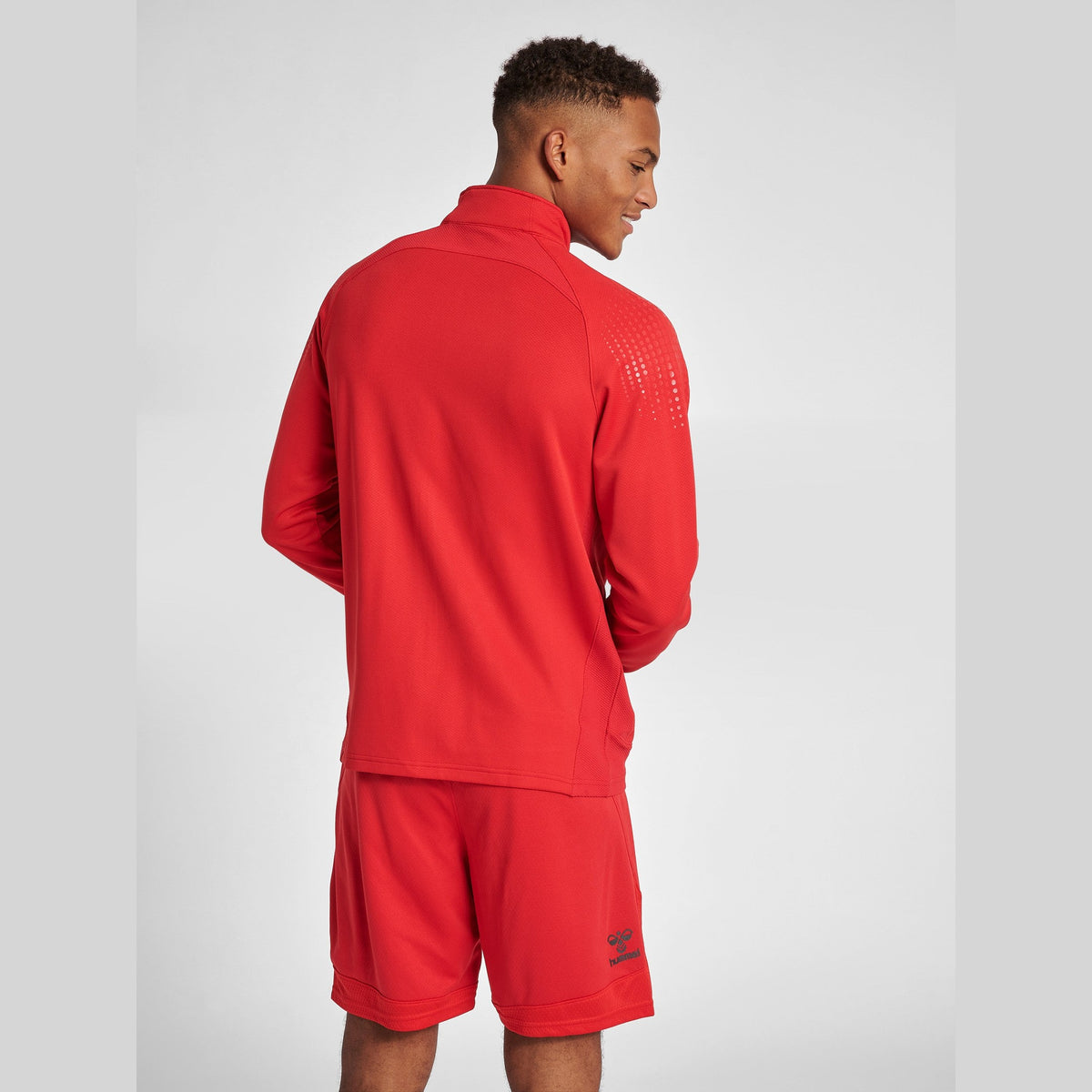 hummel Men's Lead Poly Zip Jacket-6