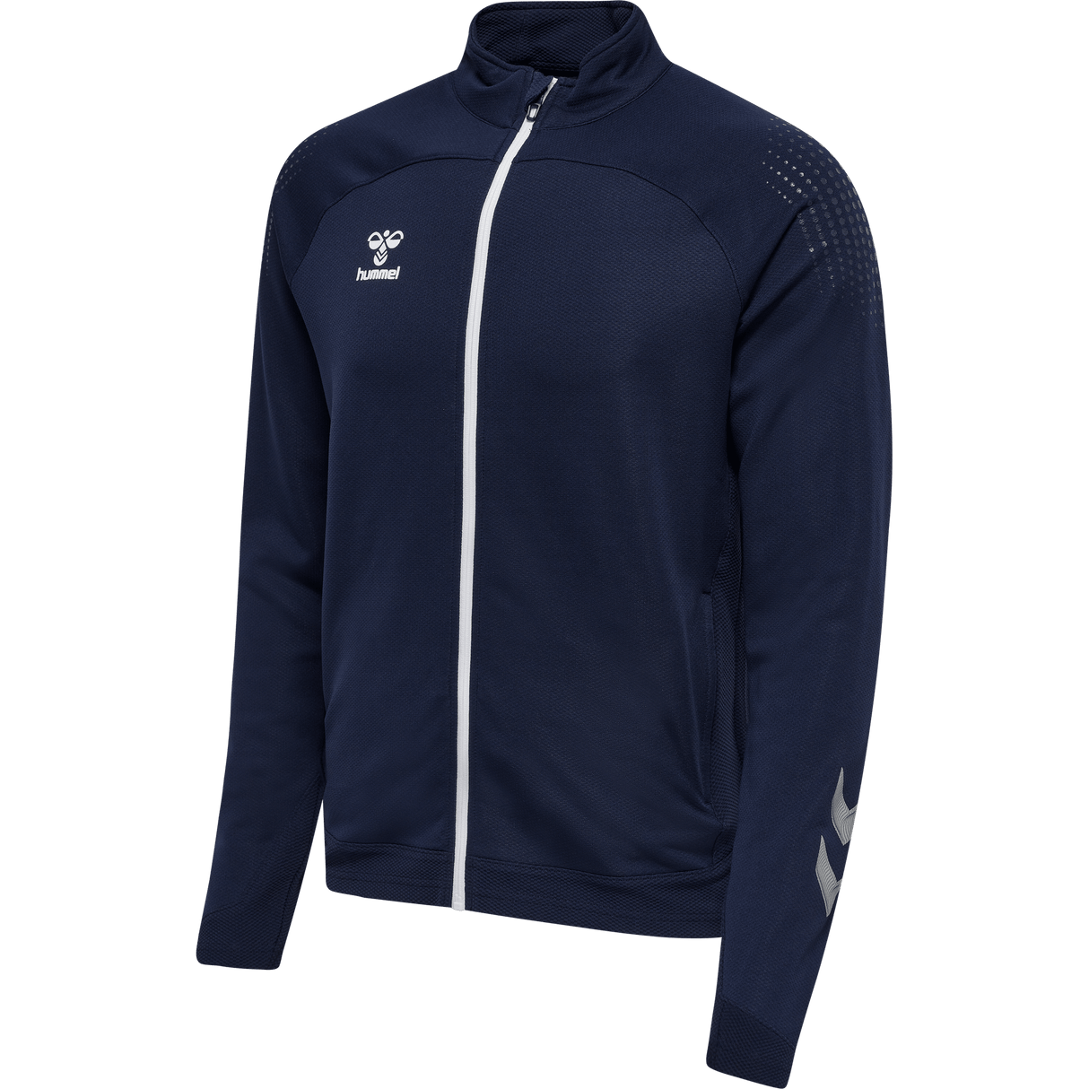 hummel Men's Lead Poly Zip Jacket-1