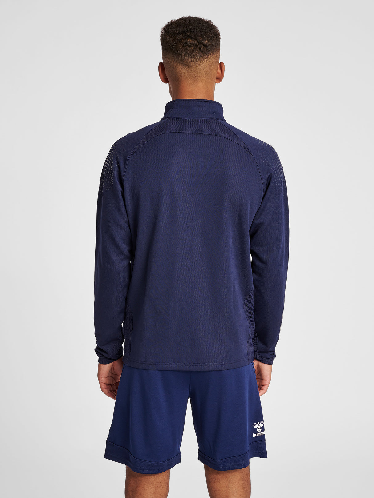 hummel Men's Lead Poly Zip Jacket-6