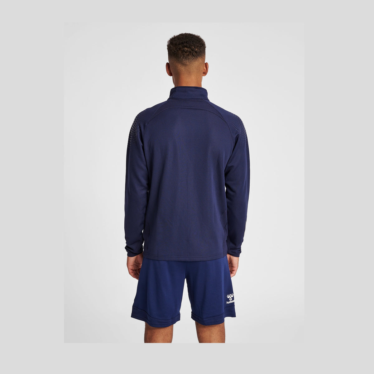 hummel Men's Lead Poly Zip Jacket-6
