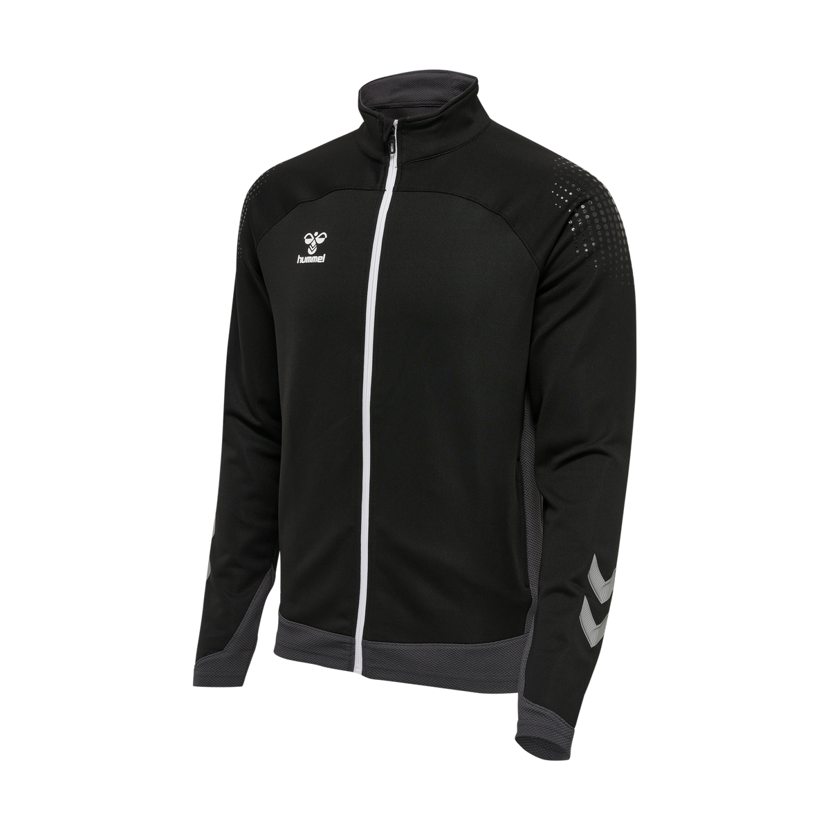 hummel Men's Lead Poly Zip Jacket-1