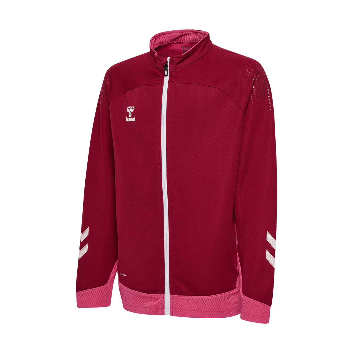 hummel Youth Lead Poly Zip Jacket-1