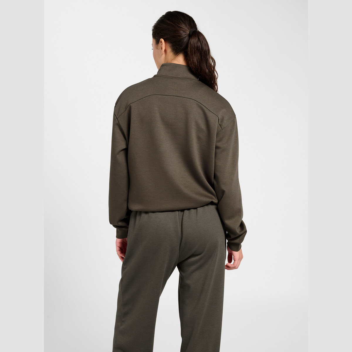 hummel Women's Yoga Soft Half Zip Jacket-4