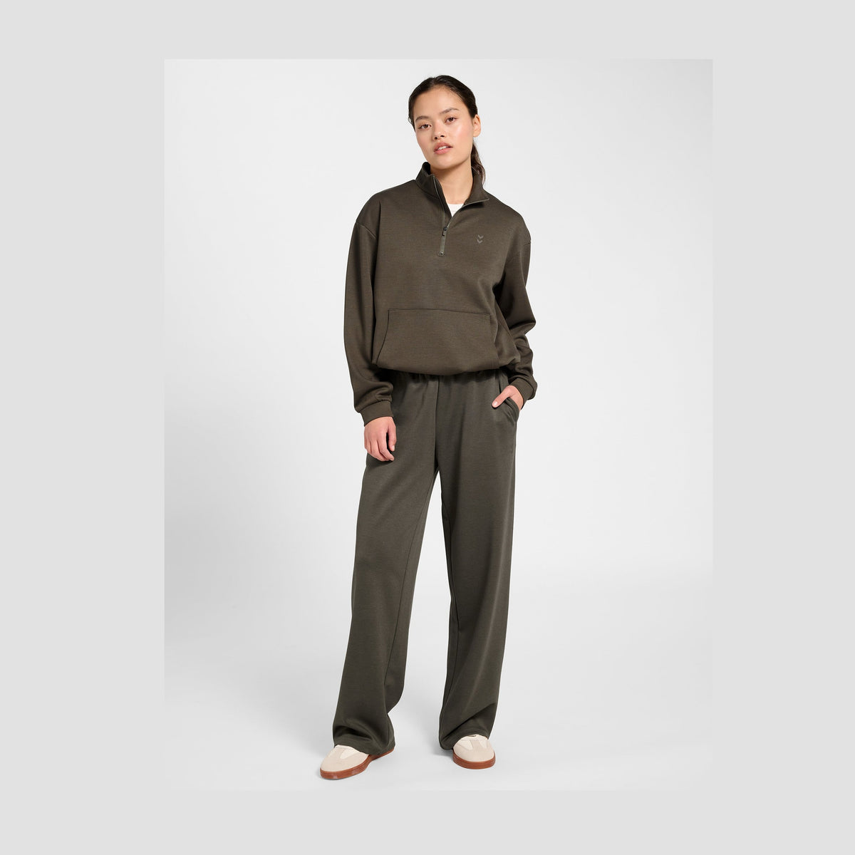 hummel Women's Yoga Soft Half Zip Jacket-6