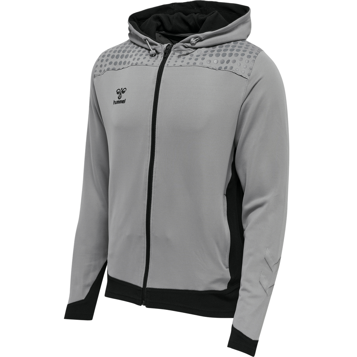 hummel Men's Lead Zip Poly Hoodie-1