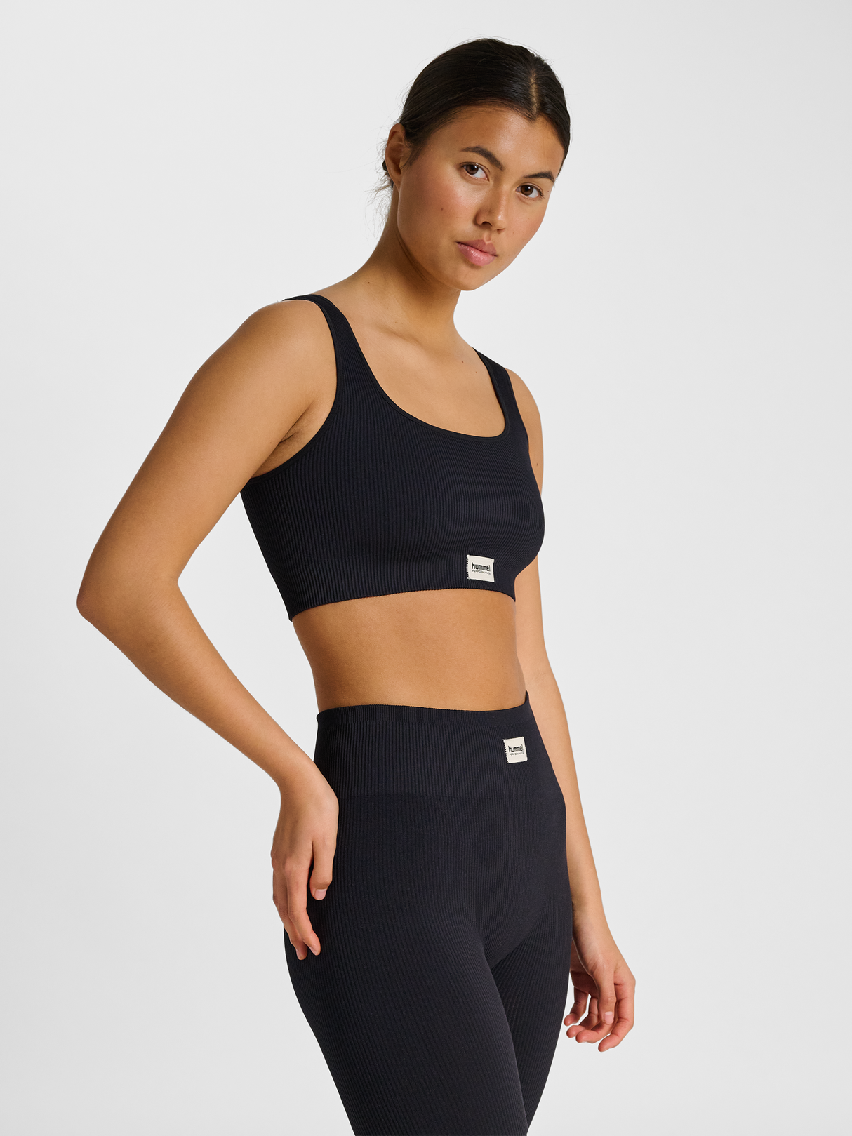 hummel Women's Pulse Seamless Rib Bra-5