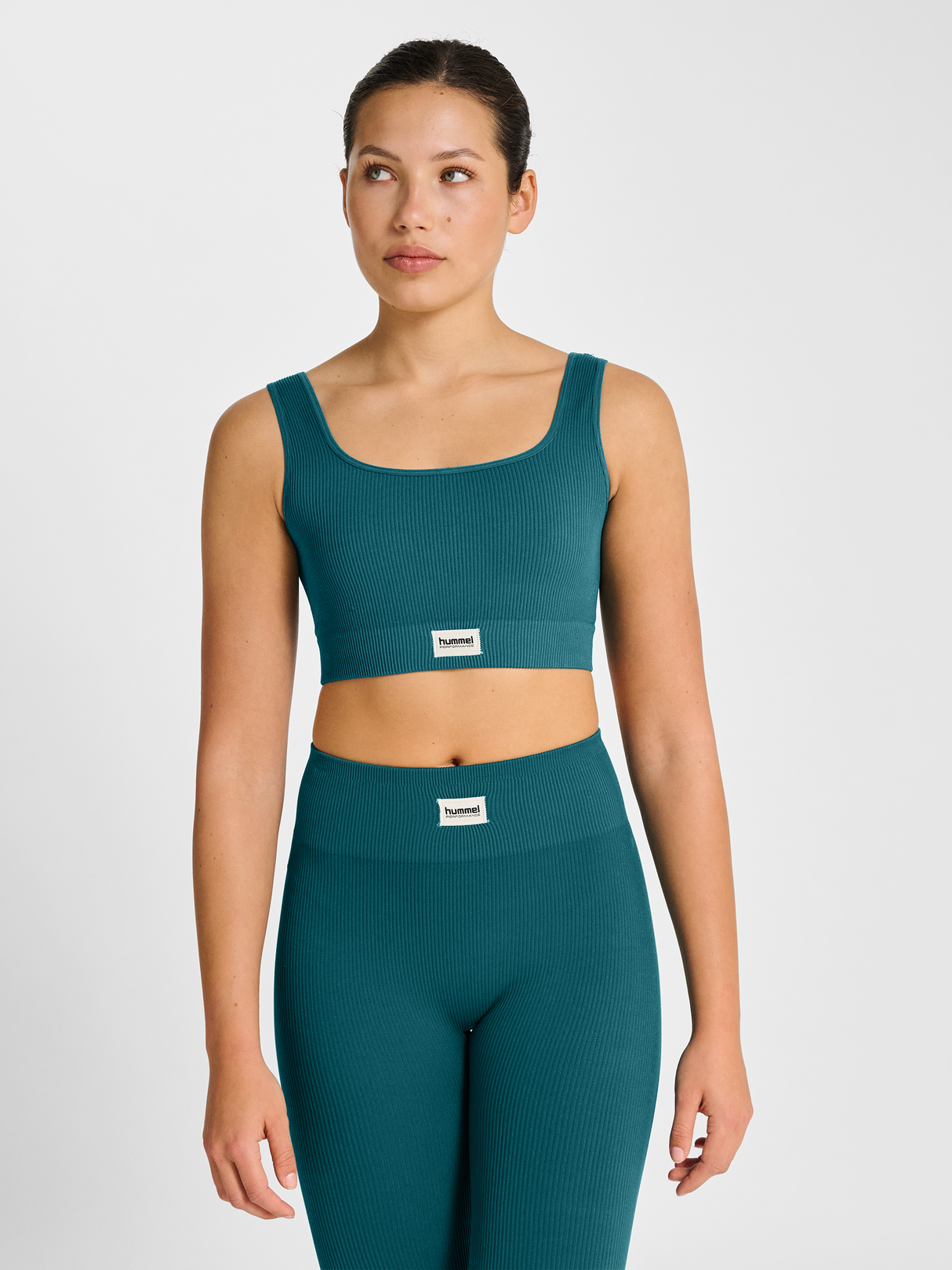hummel Women's Pulse Seamless Rib Bra-5