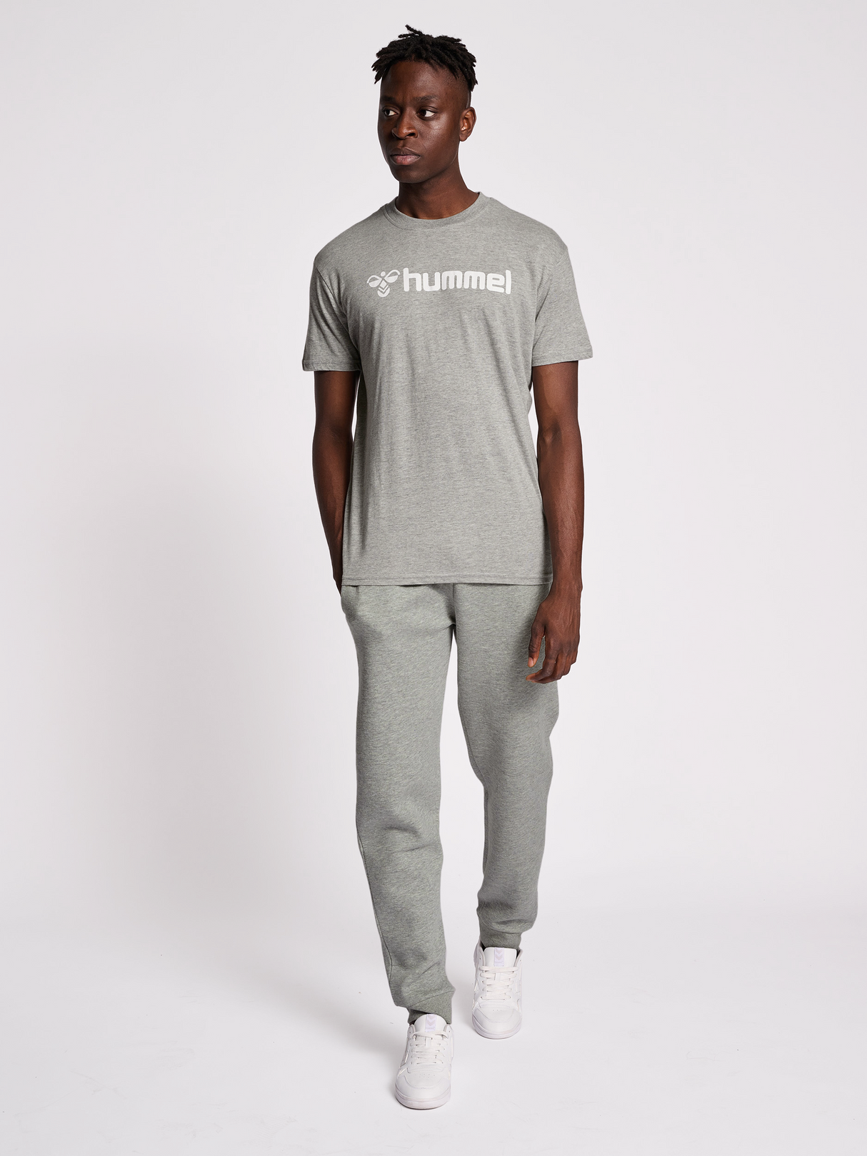 hummel Men's Mover Cotton Short Sleeve T-Shirt-4