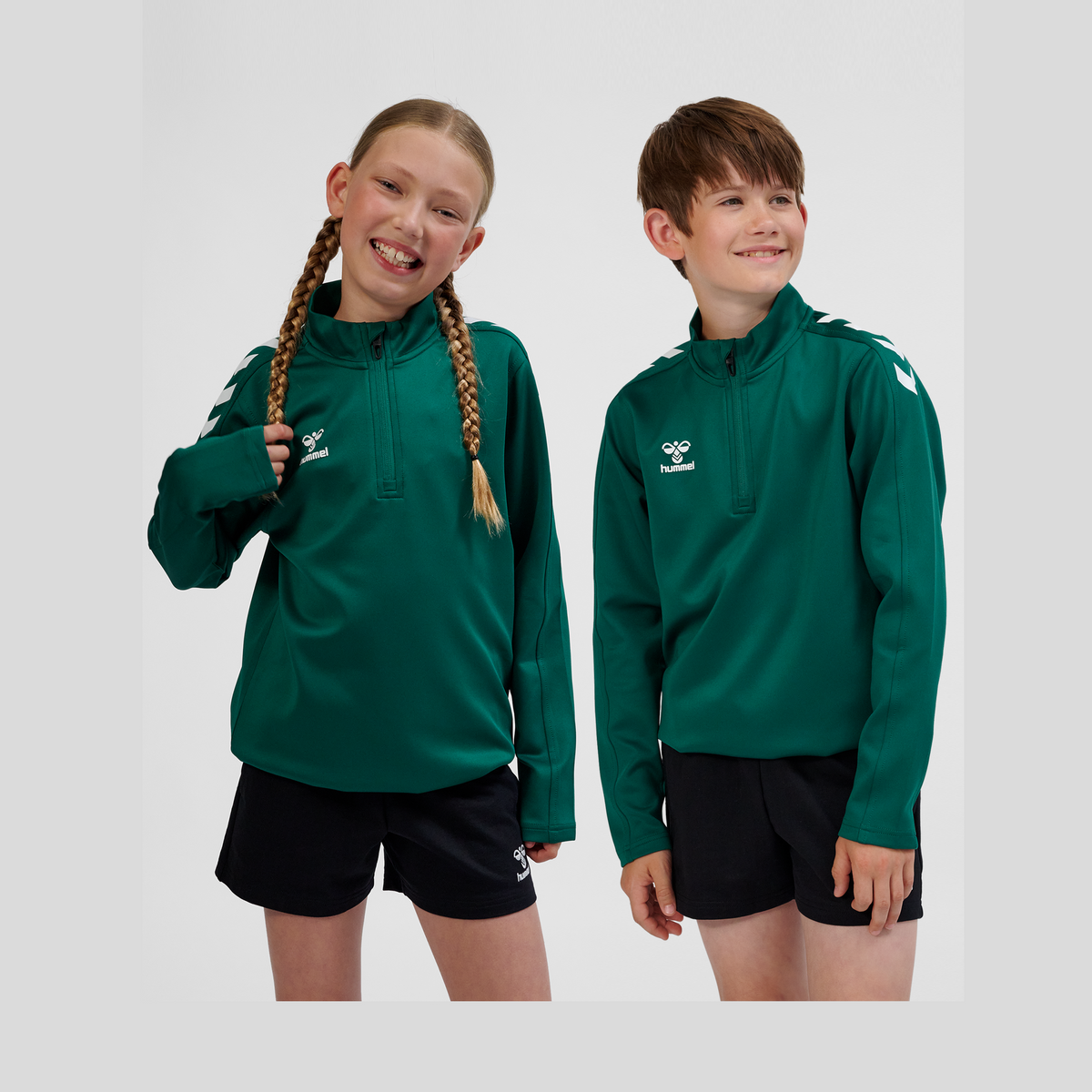 hummel Youth Core XK Half Zip Poly Sweatshirt-6