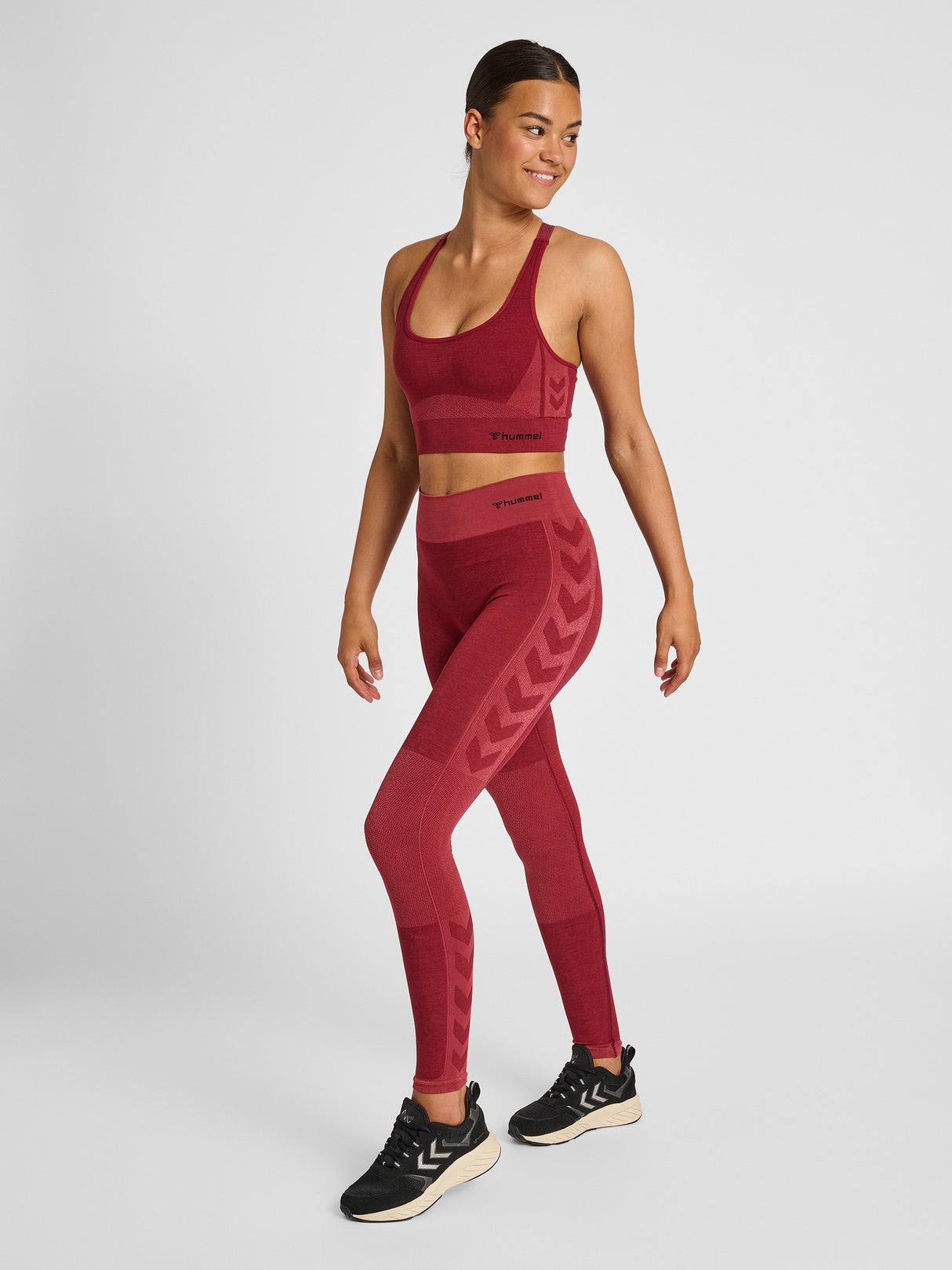 hummel Women's Clea Seamless Mid Waist Tights-6