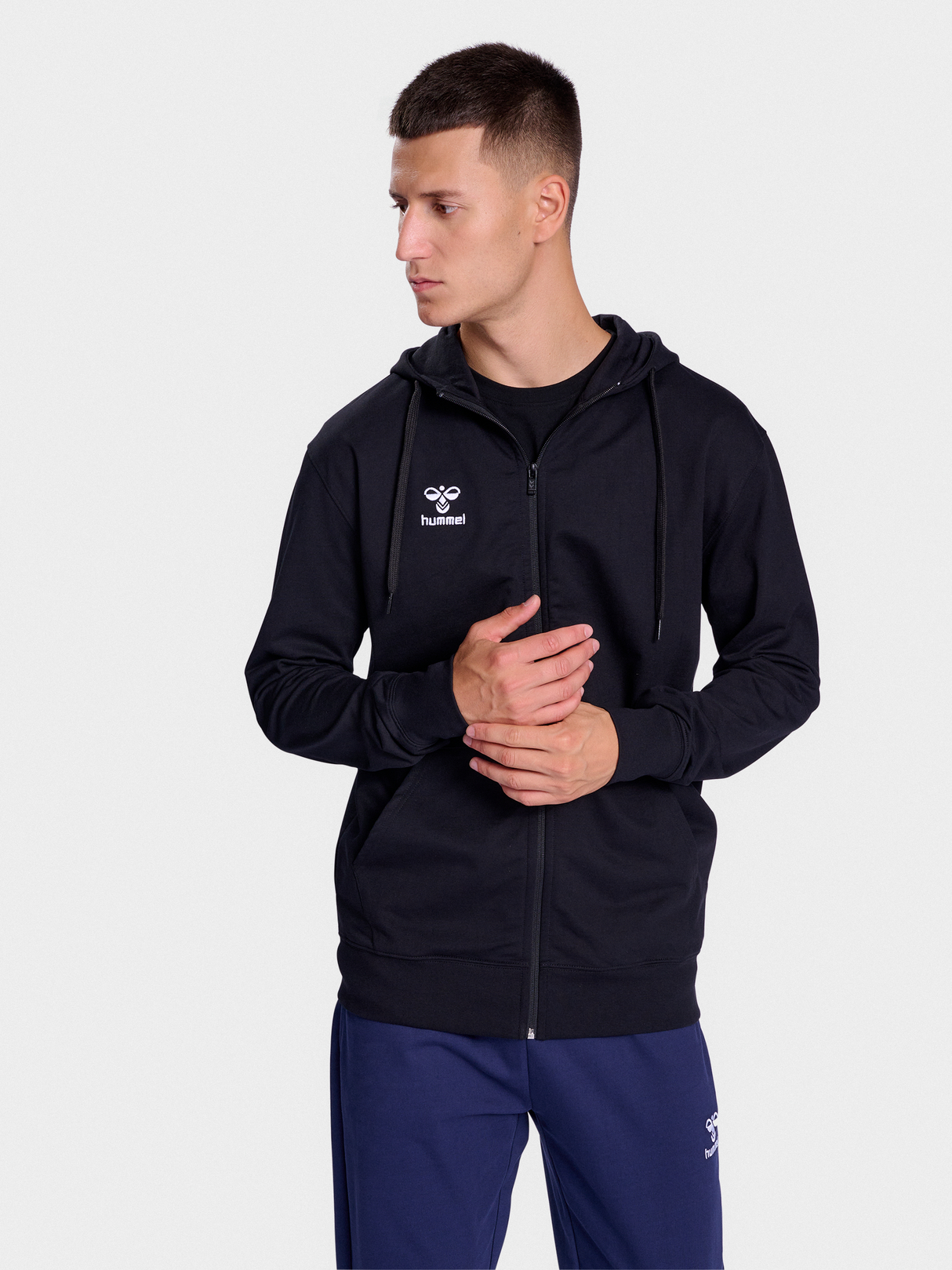 hummel Men's Go 2.0 Zip Hoodie-5