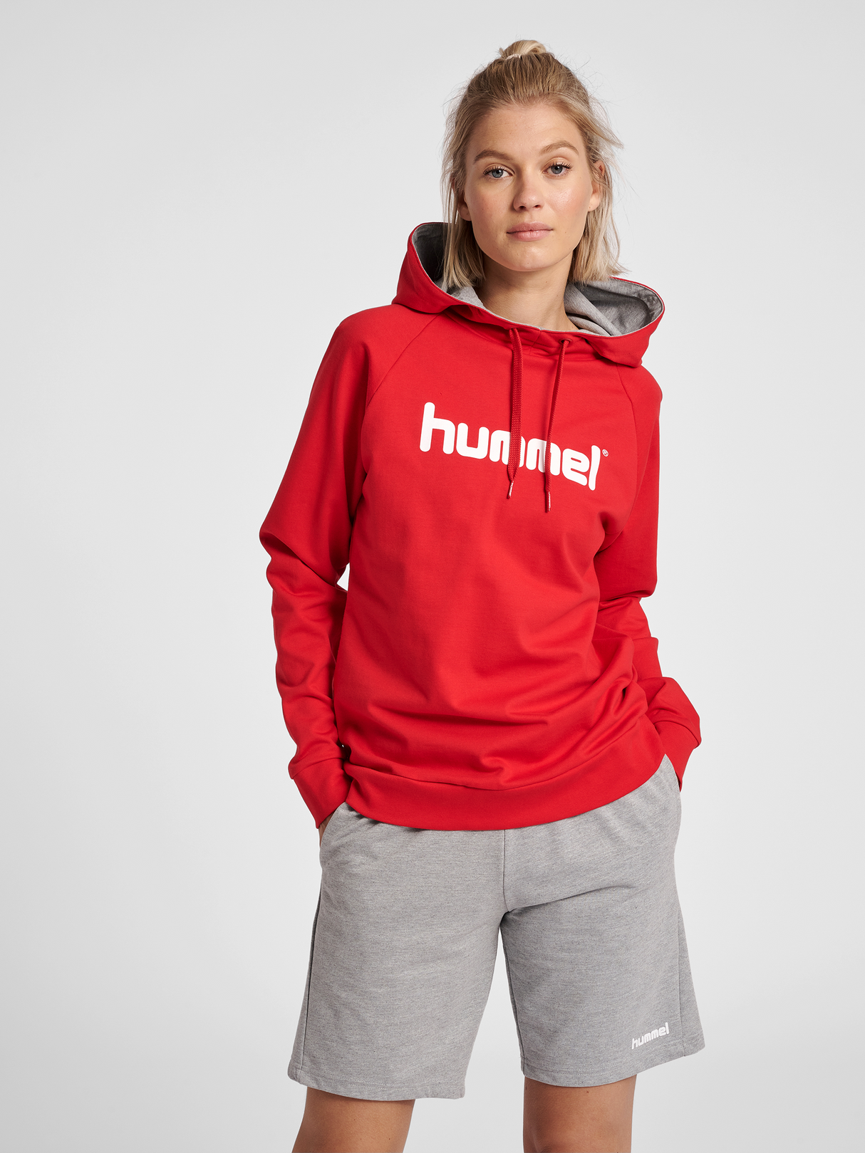 hummel Women's Go Cotton Logo Hoodie-5