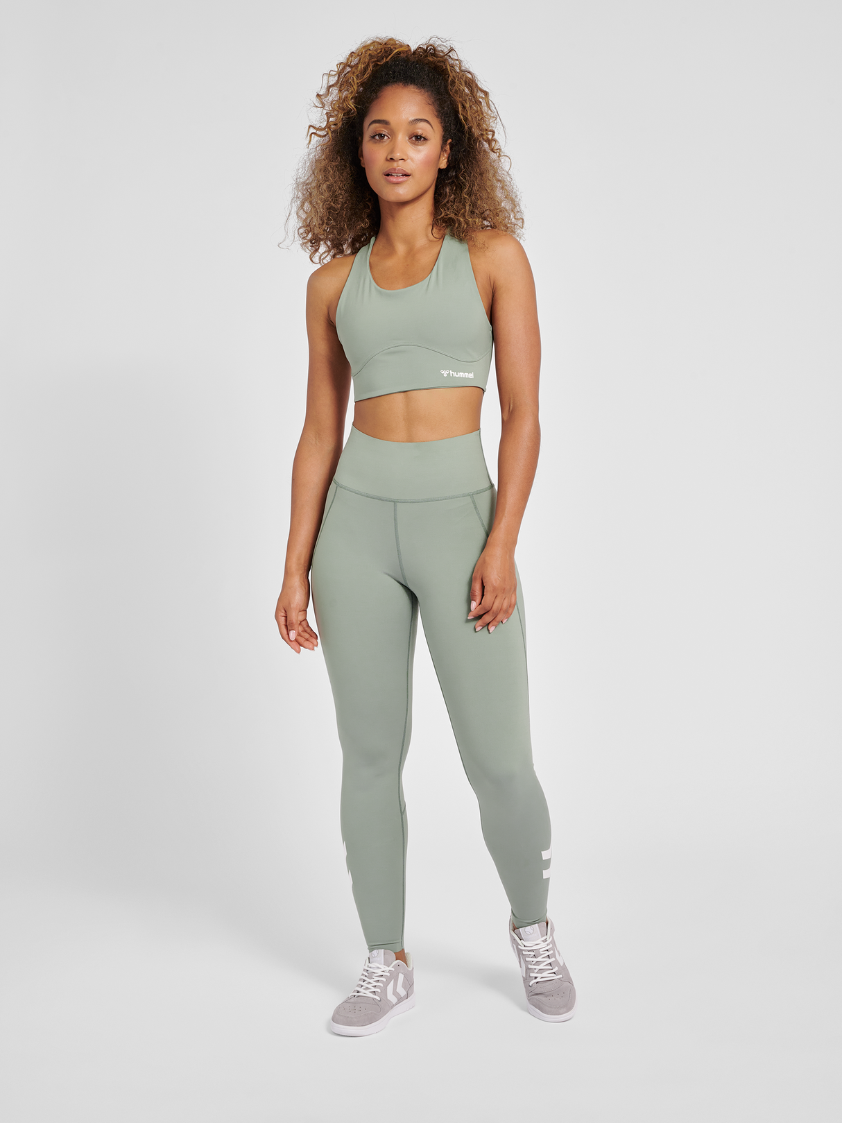 hummel Women's Mindful Training Grace High Waist Leggings-4
