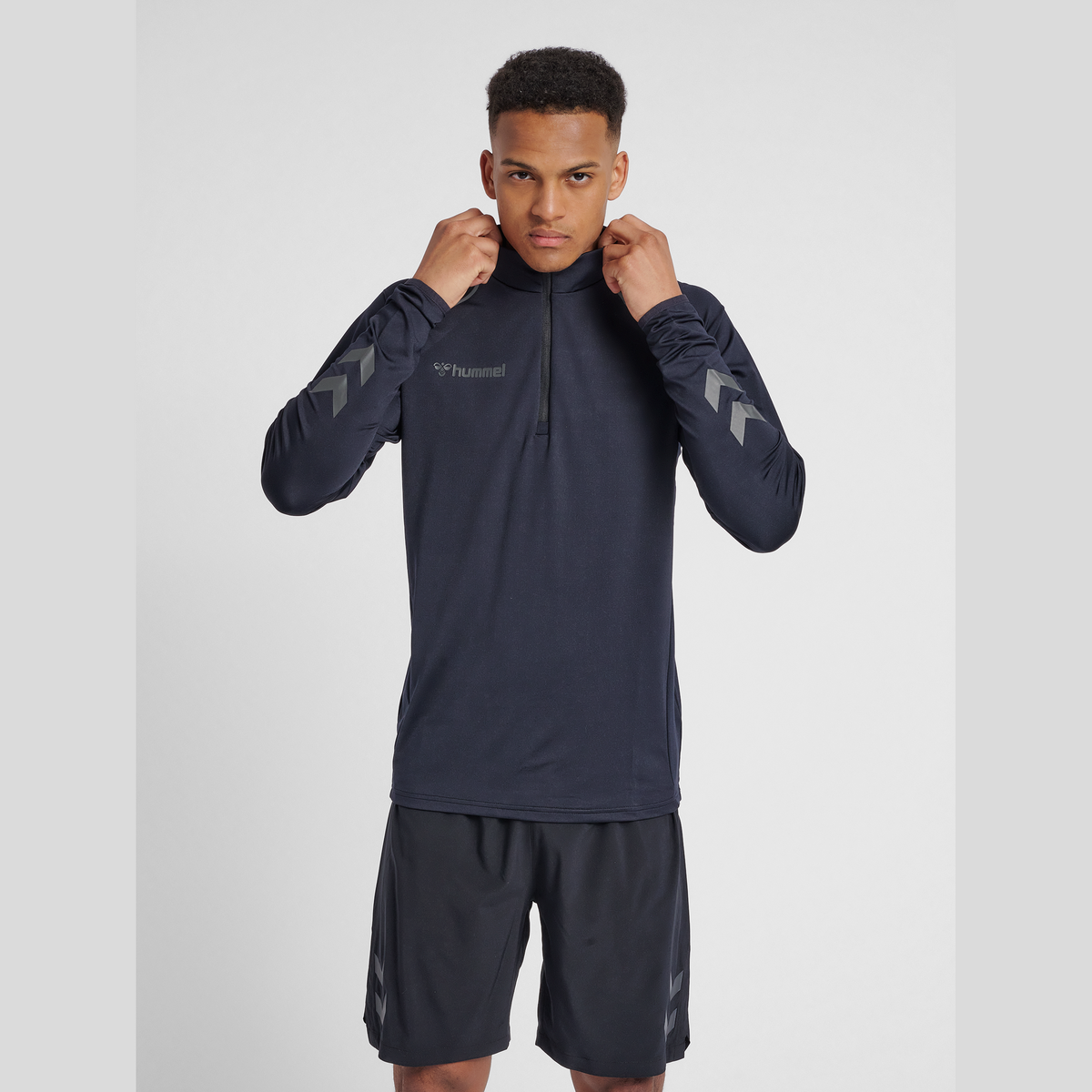 hummel Men's Authentic Pro Half Zip Sweatshirt-4