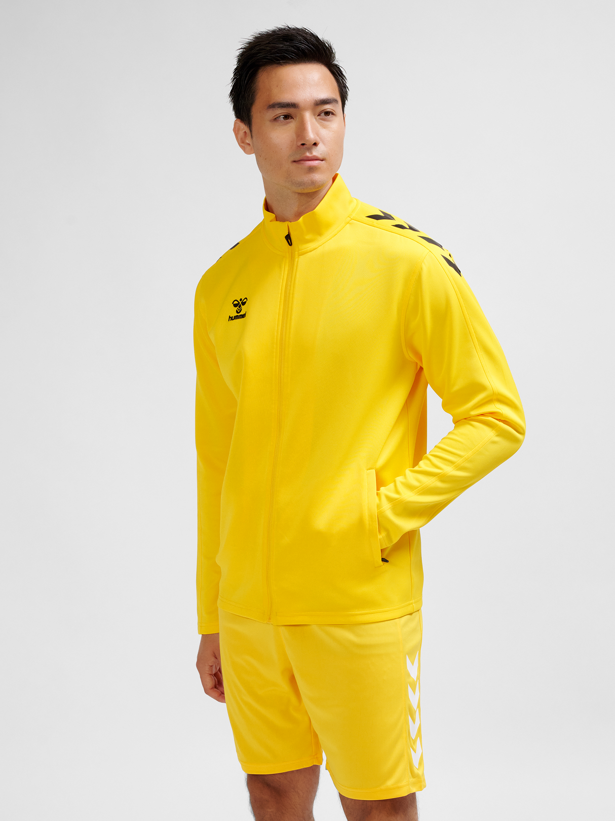 hummel Unisex Core XK Poly Zip Sweatshirt-6