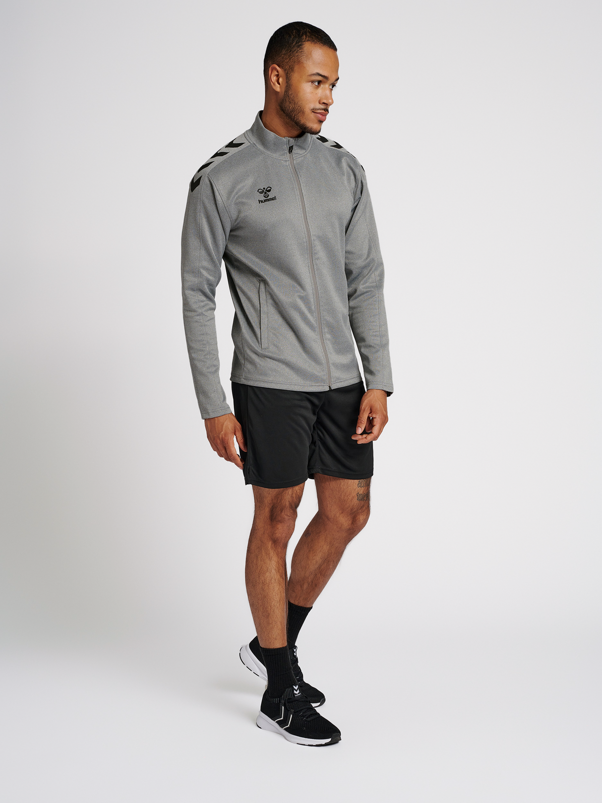 hummel Unisex Core XK Poly Zip Sweatshirt-4
