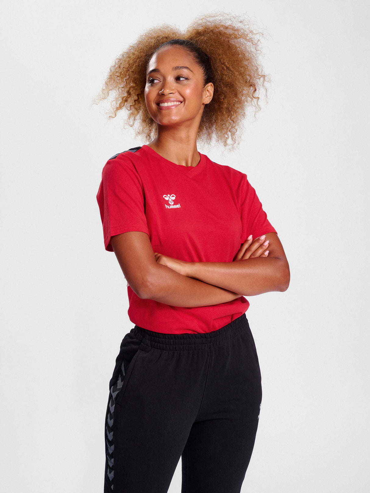 hummel Women's Authentic Cotton Short Sleeve T-Shirt-6