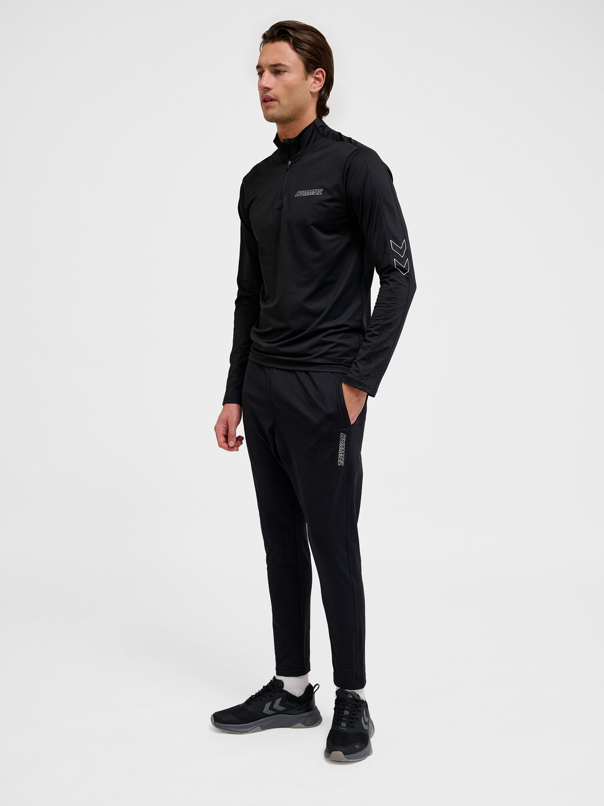 hummel Men's Training Essentials Strength Polyester Half Zip-6