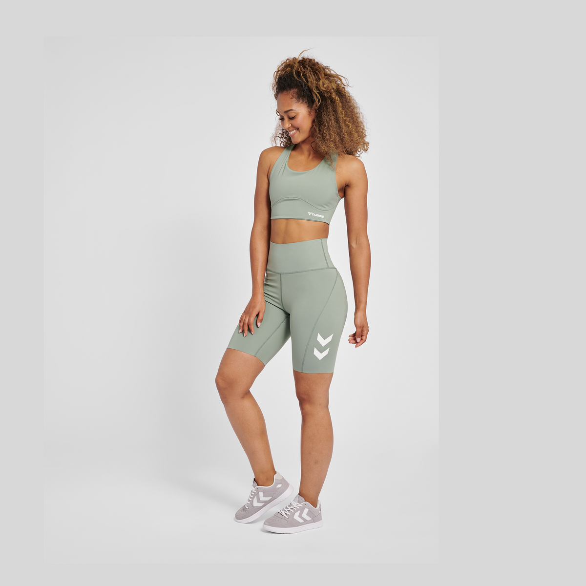 hummel Women's Mindful Training Grace Sports Bra-4