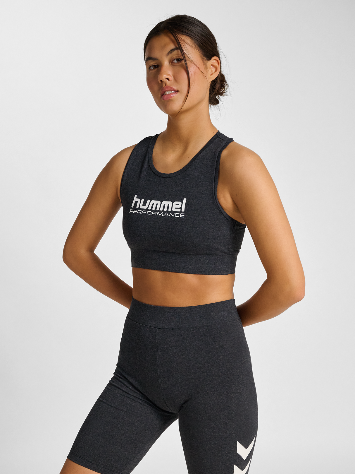 hummel Women's Pulse Logo Light Support Bra-6