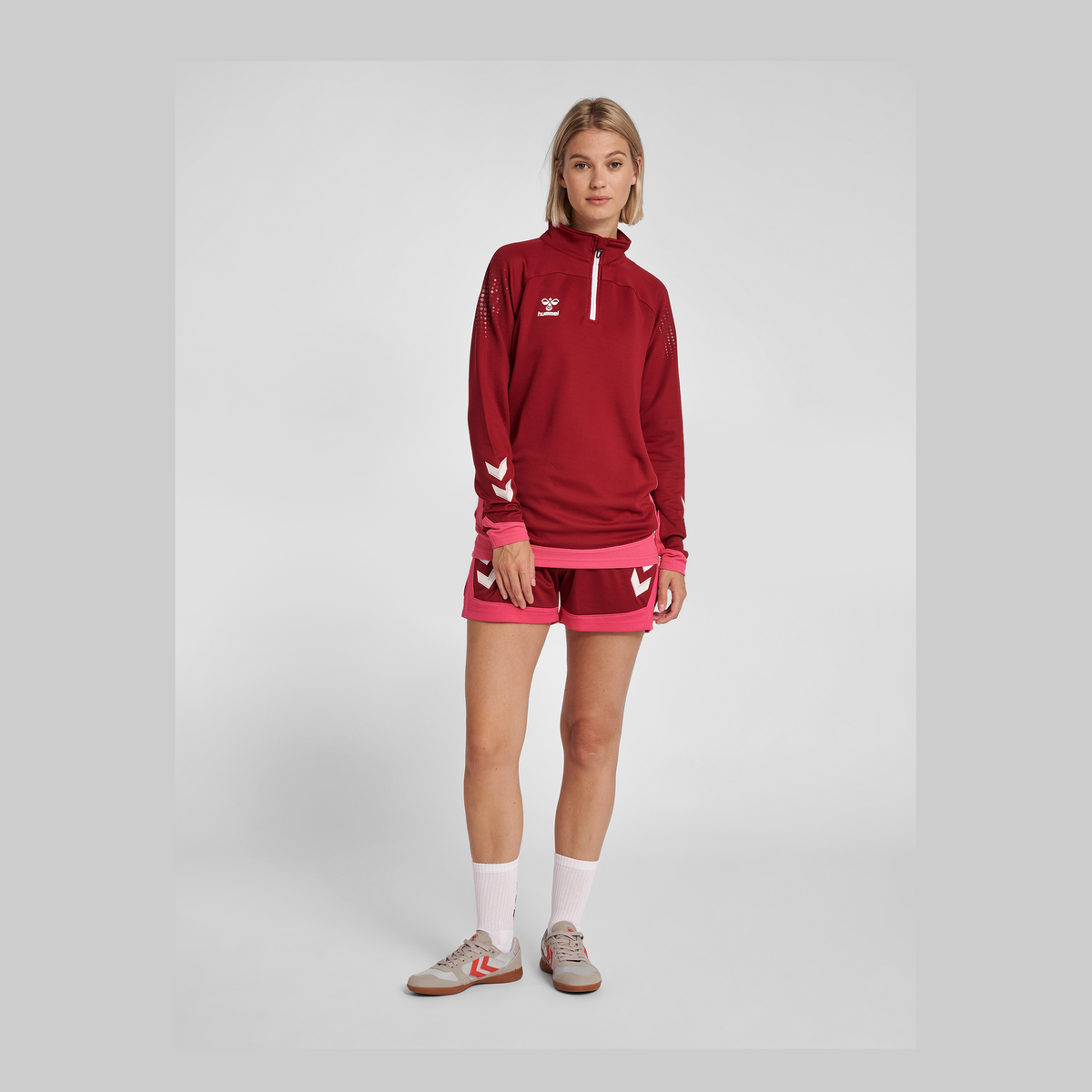 hummel Women's Lead Half Zip-4