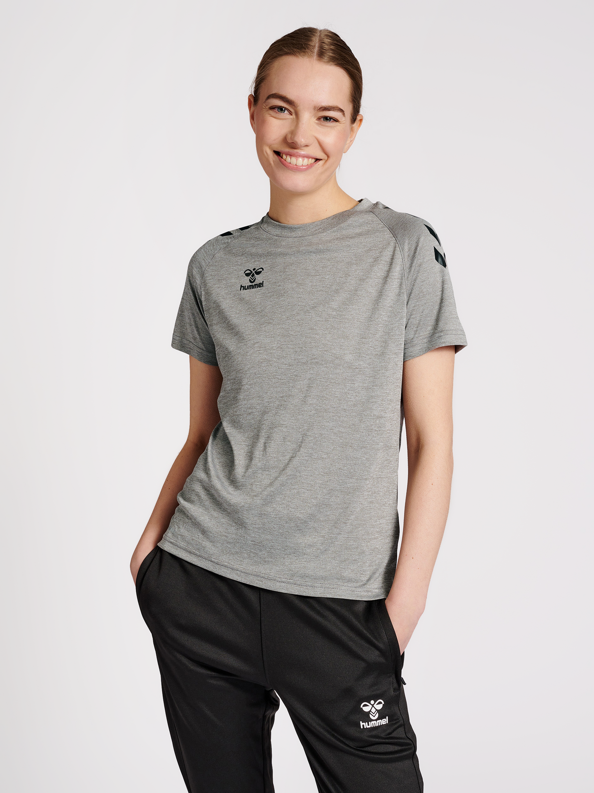 hummel Women's Core XK Core Poly Tee Short Sleeve-5