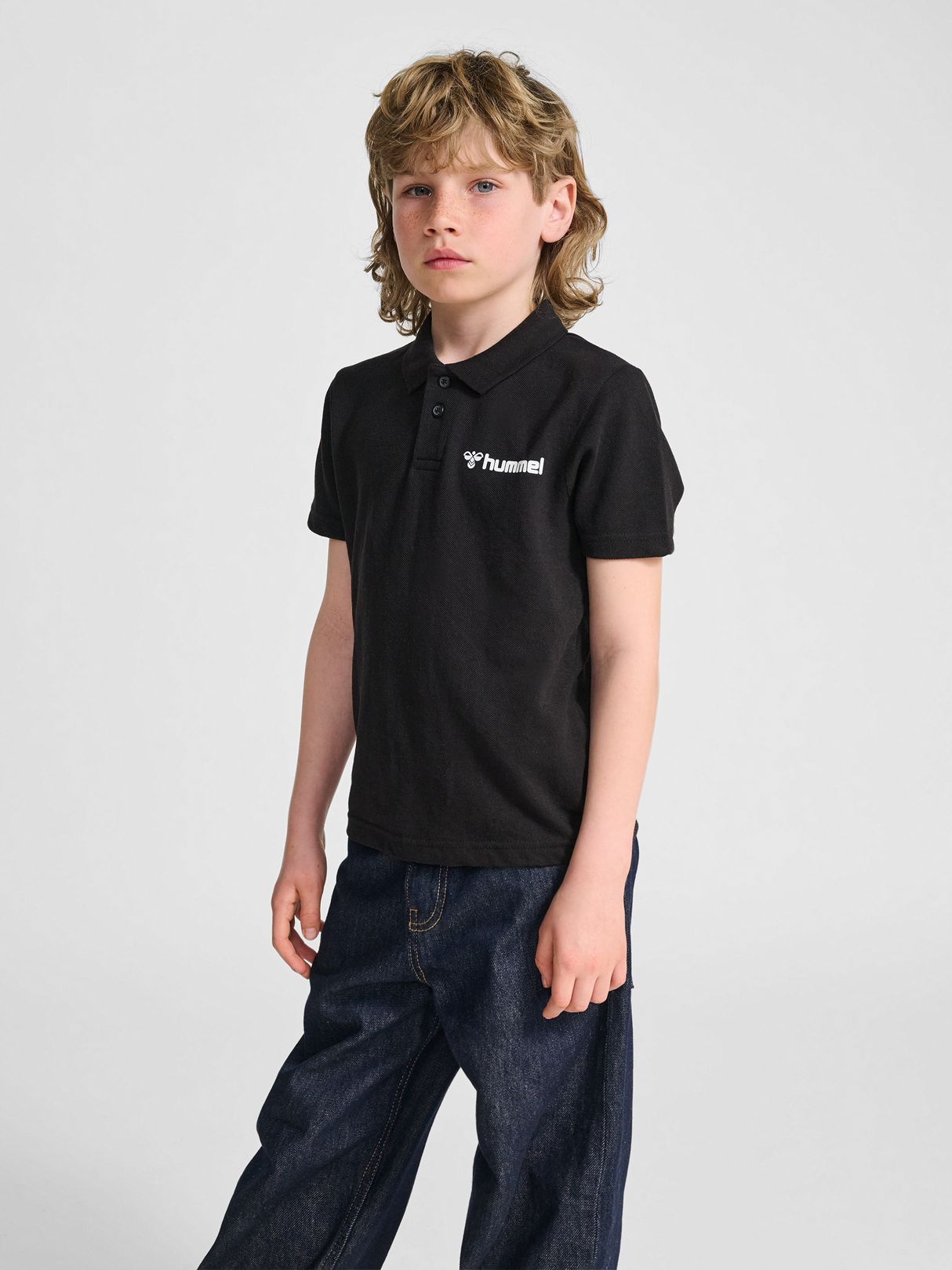 hummel Youth Mover Cotton Polo-5