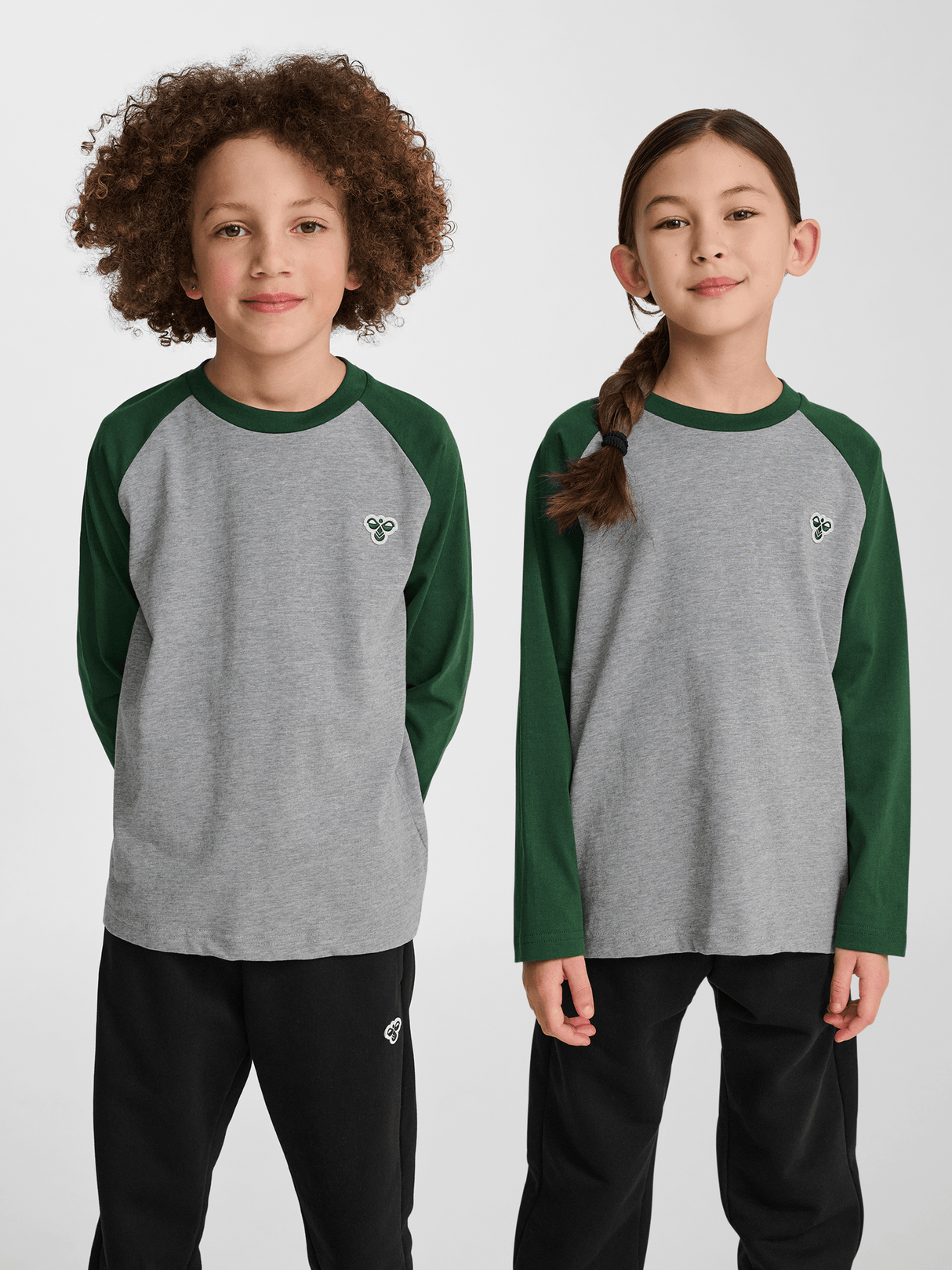 hummel Youth Raglan Loose Long Sleeve T-Shirt Bee-5