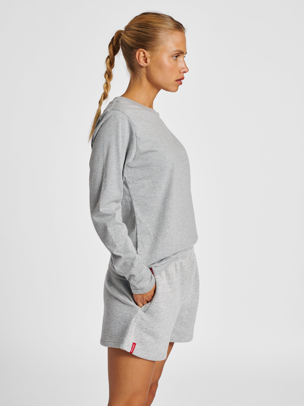 hummel Women's Red Heavy Long Sleeve T-Shirt-5