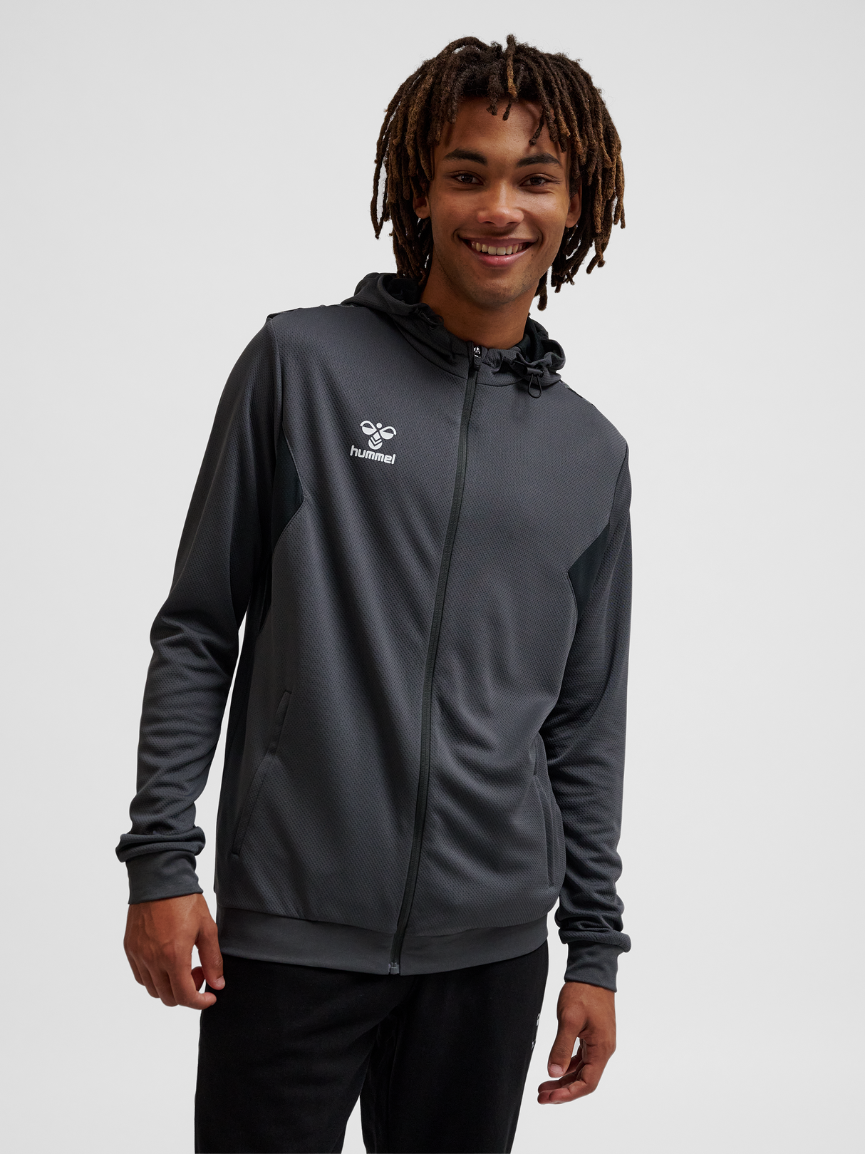 hummel Men's Authentic Polyester Zip Hoodie-6