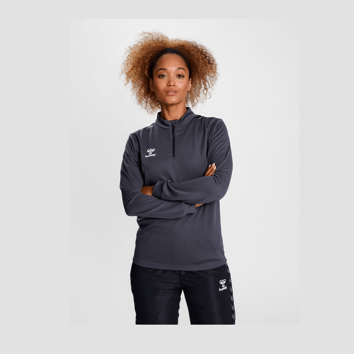 hummel Women's Authentic Half Zip Sweatshirt-5