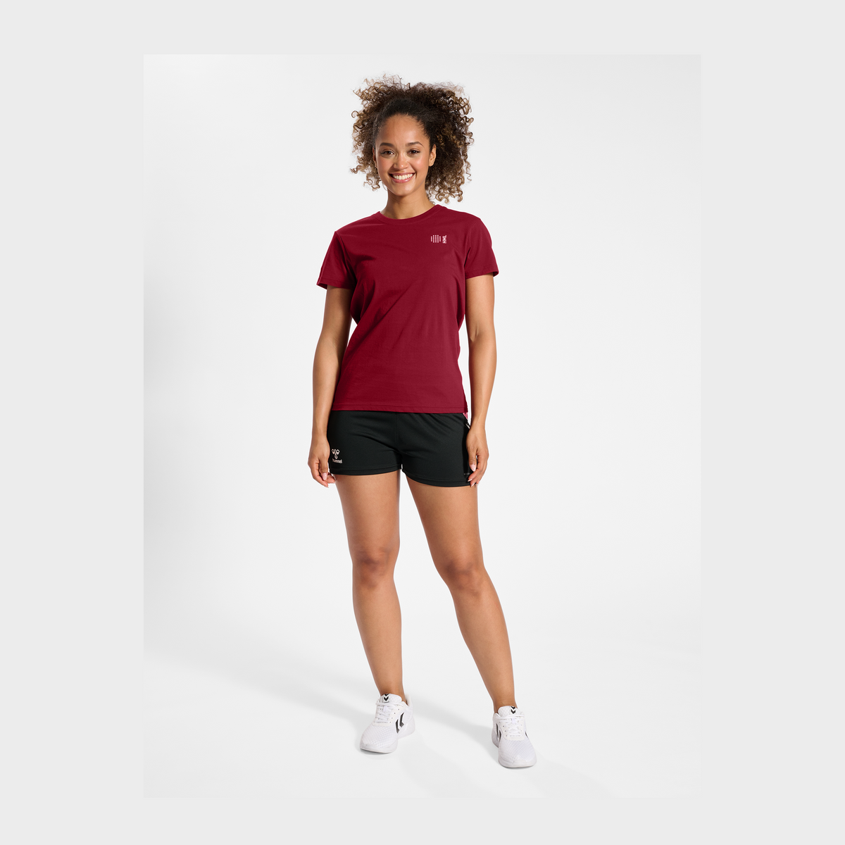 hummel Women's Court Cotton Short Sleeve T-Shirt-5