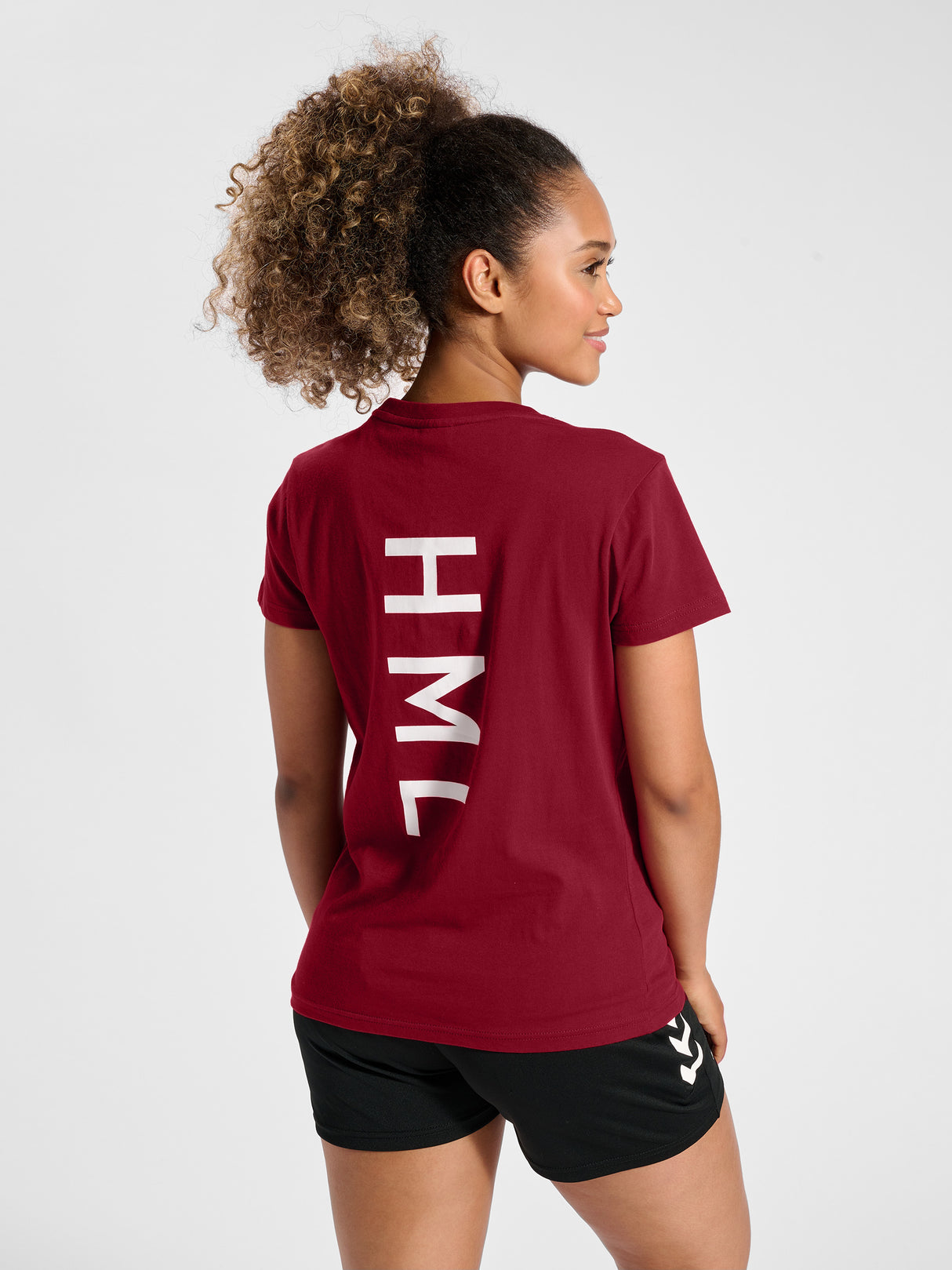 hummel Women's Court Cotton Short Sleeve T-Shirt-7