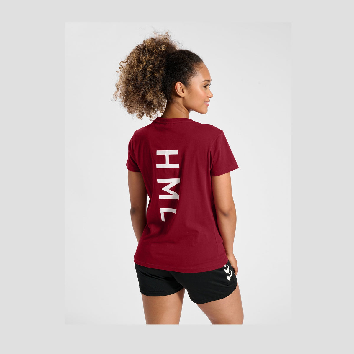 hummel Women's Court Cotton Short Sleeve T-Shirt-7