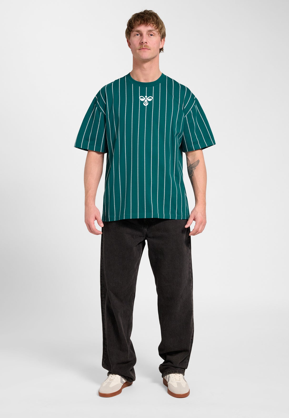 hummel Men's Chevron Pinstripe T-Shirt-6