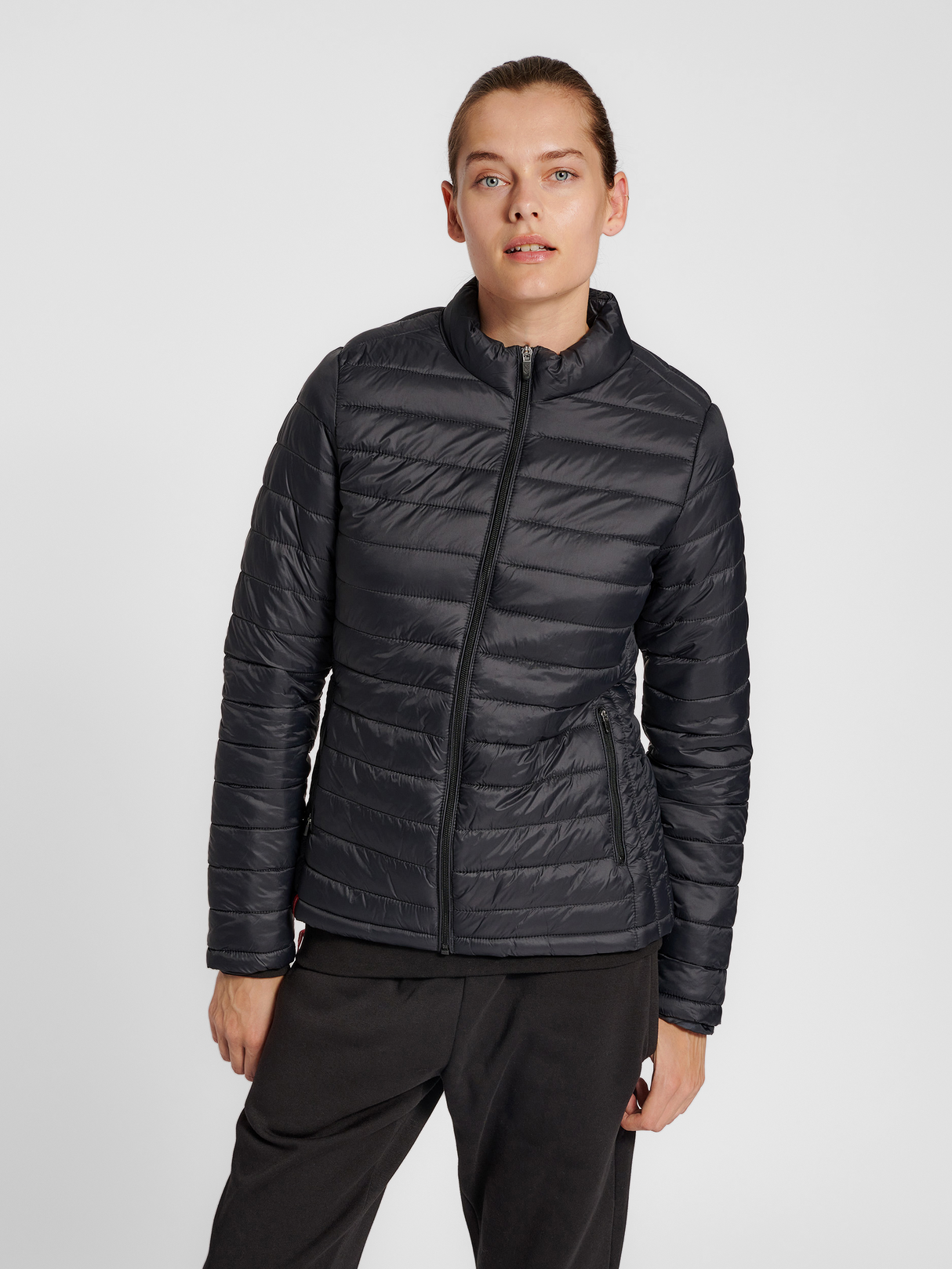 hummel Women's Red Quilted Jacket-5