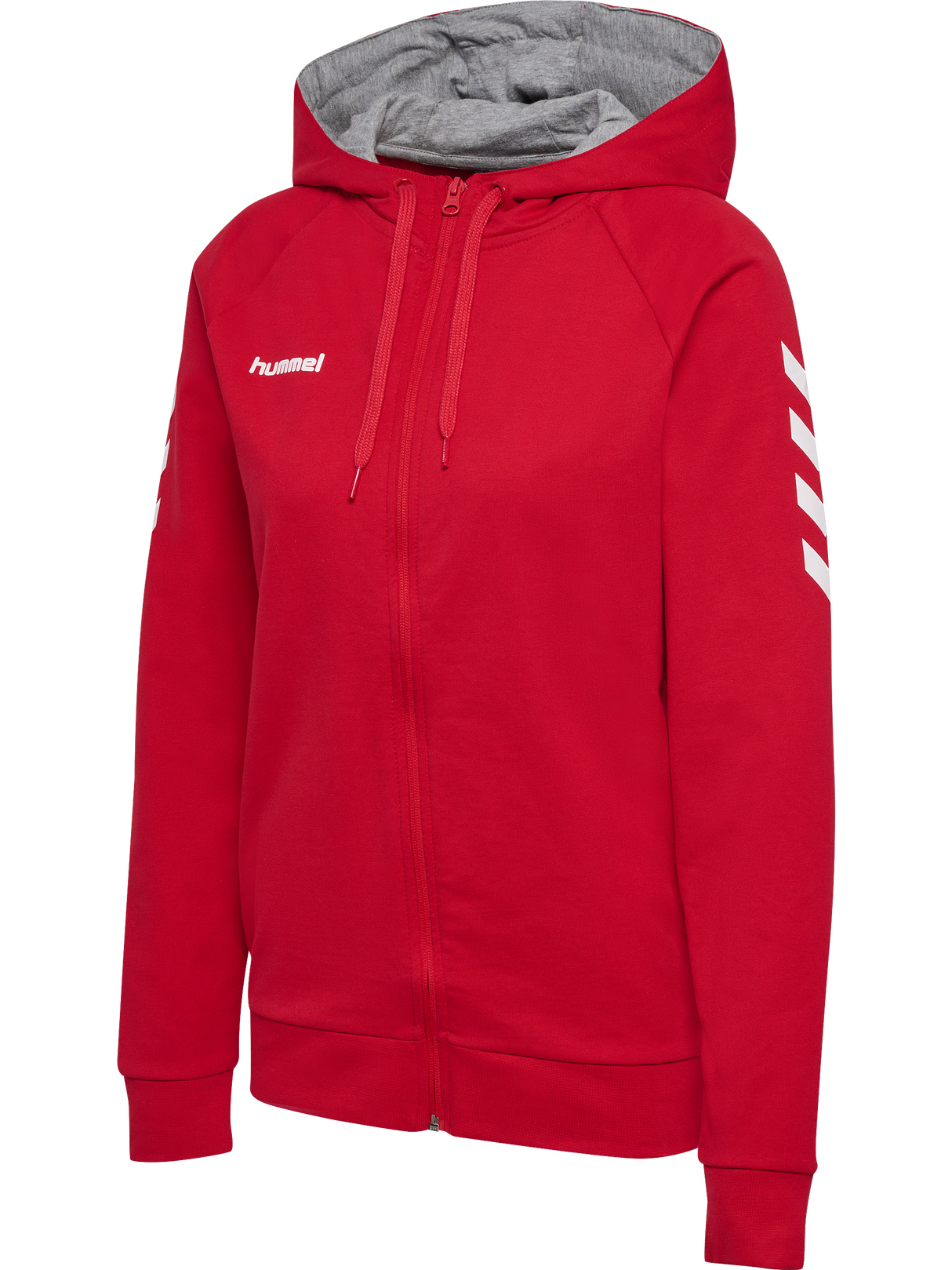 hummel Women's Go Cotton Zip Hoodie-1
