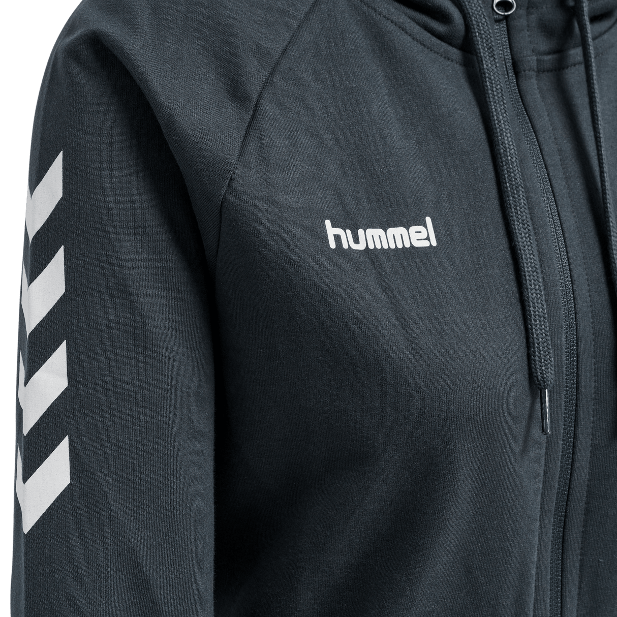 hummel Women's Go Cotton Zip Hoodie-3