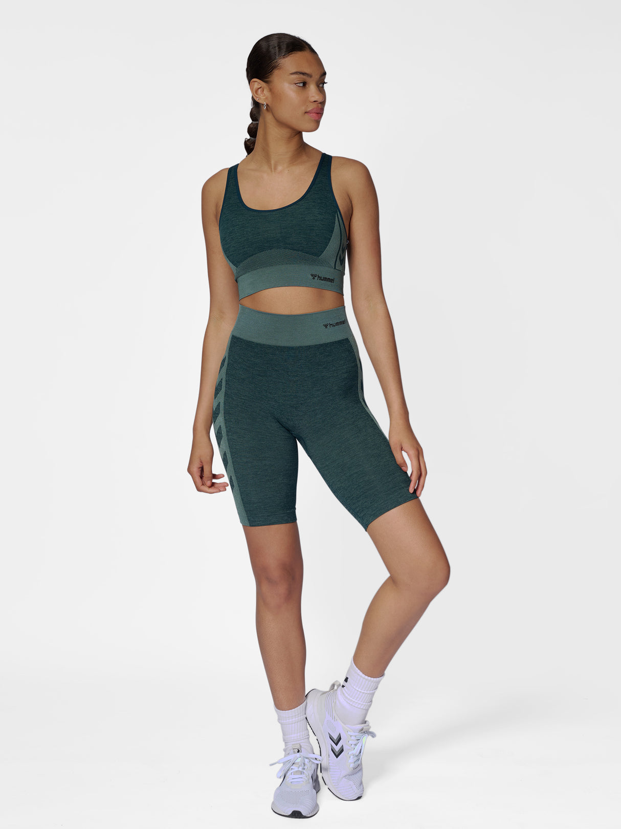 hummel Women's Clea Seamless Cycling Shorts-6