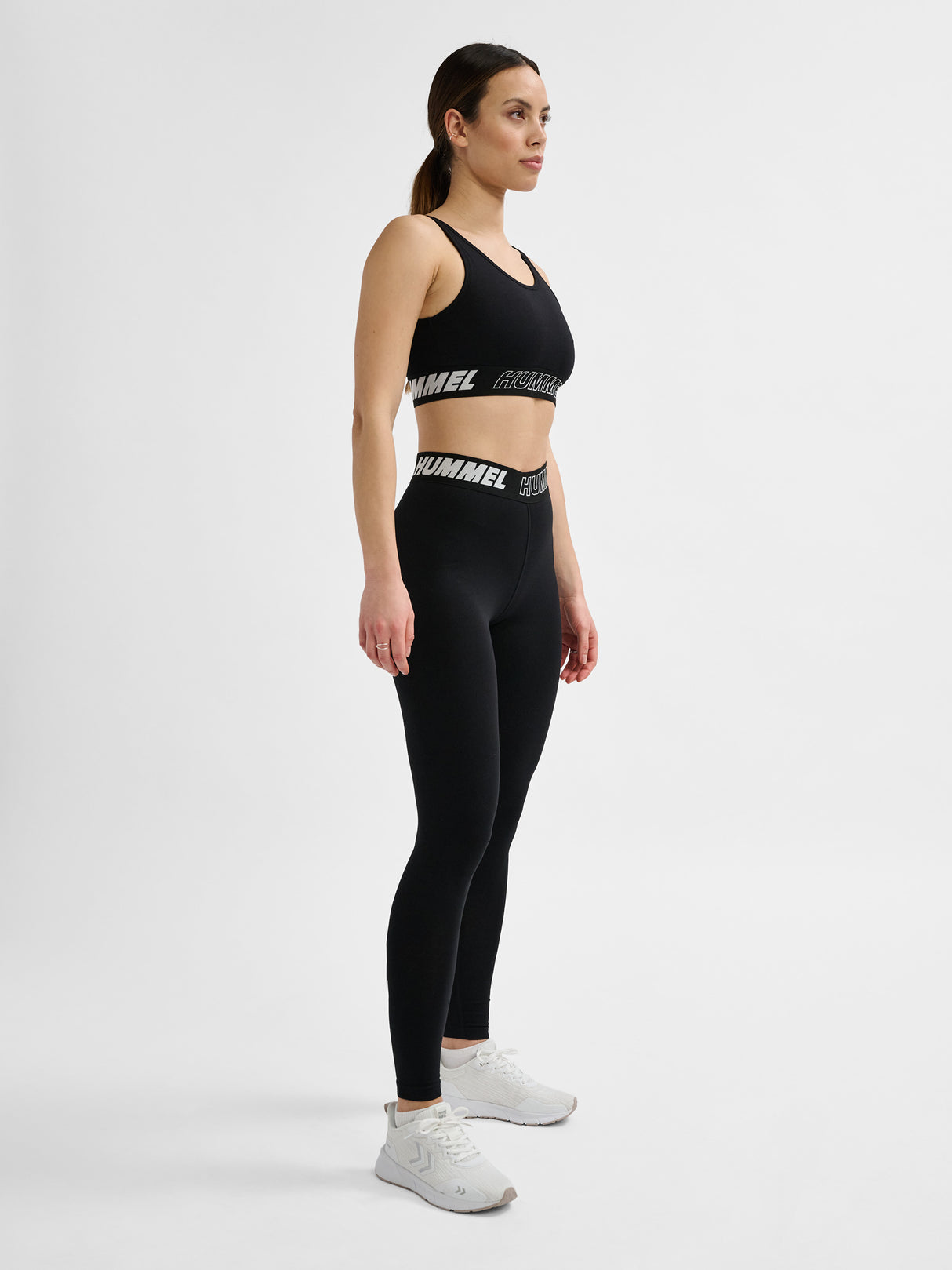 hummel Women's Training Essentials Maja Mid Waist Cotton Tights-7