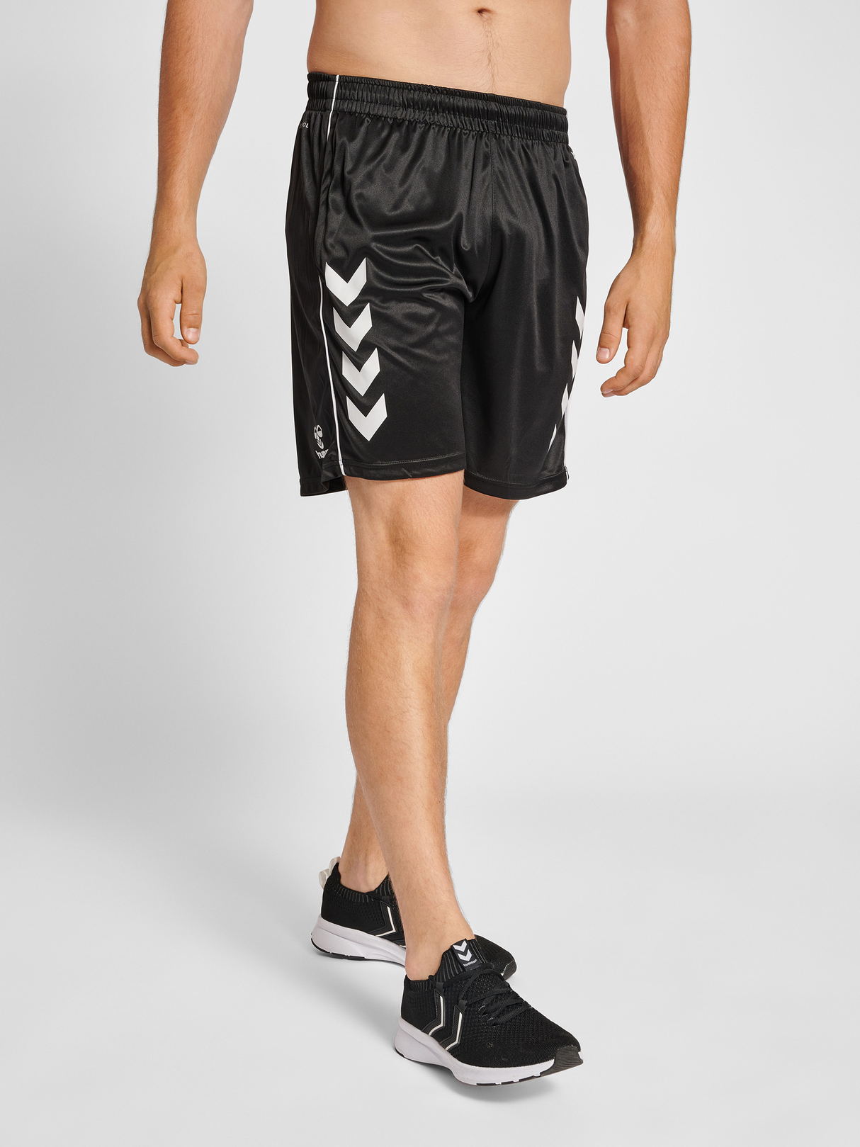 hummel Unisex Core XK Poly Coach Shorts-5