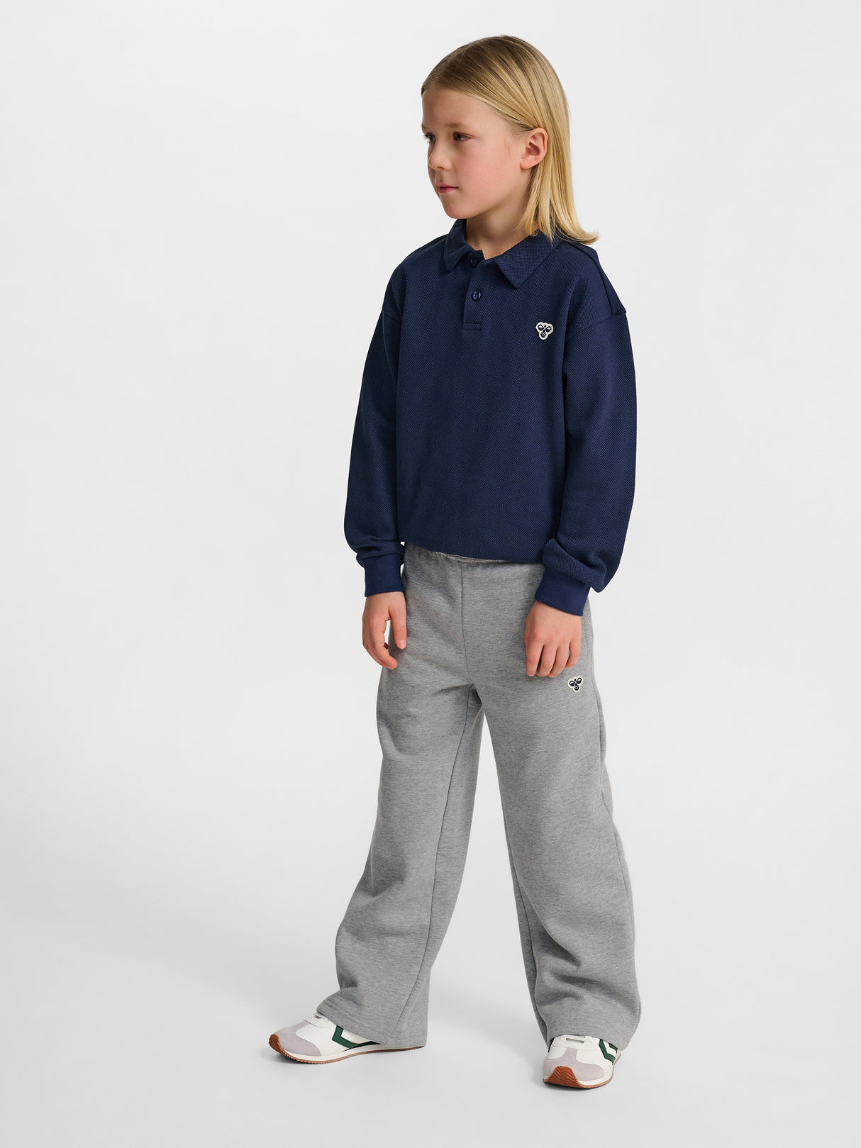 hummel Youth Loose Wide Leg Sweatpants Bee-6
