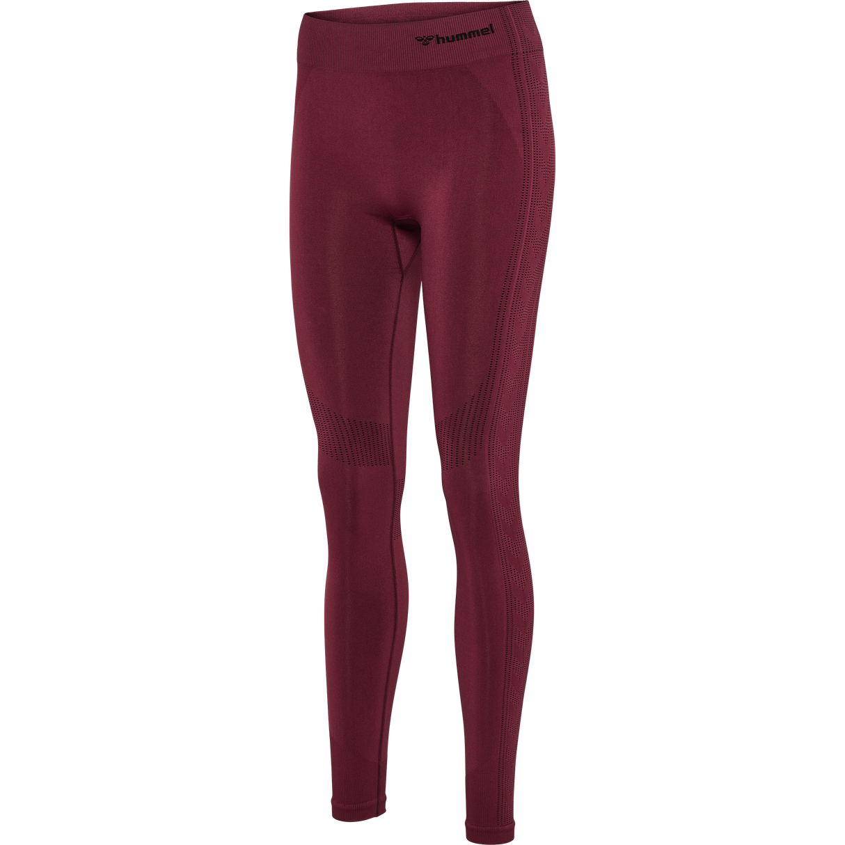 hummel Women's Mindful Training Shaping Seamless Mid Waist Tights-1