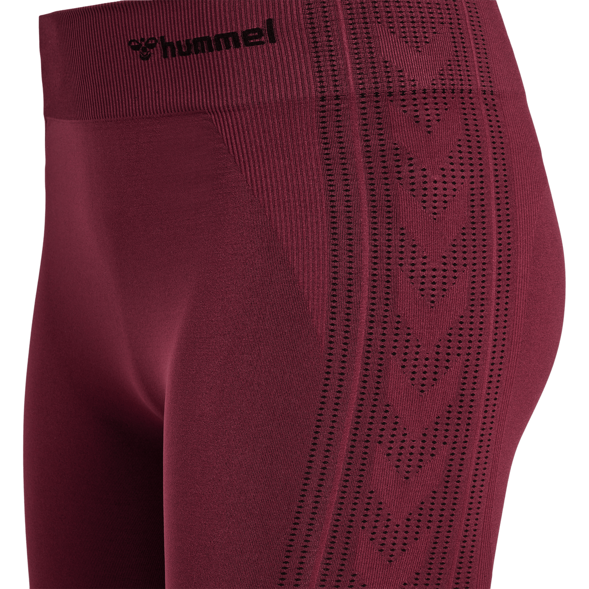 hummel Women's Mindful Training Shaping Seamless Mid Waist Tights-3