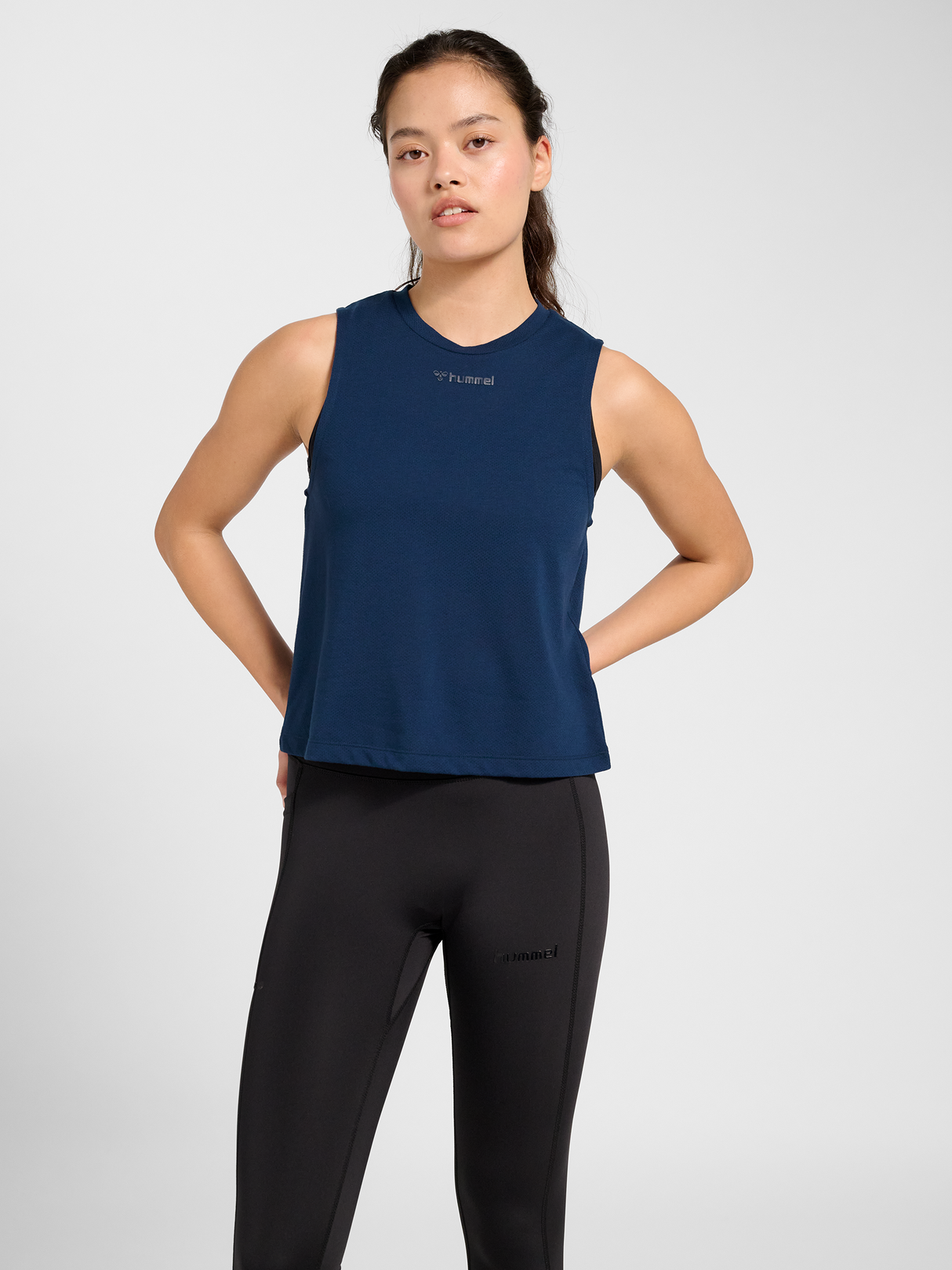 hummel Women's Mindful Training Vanja Shorts Muscle Tank Top-5