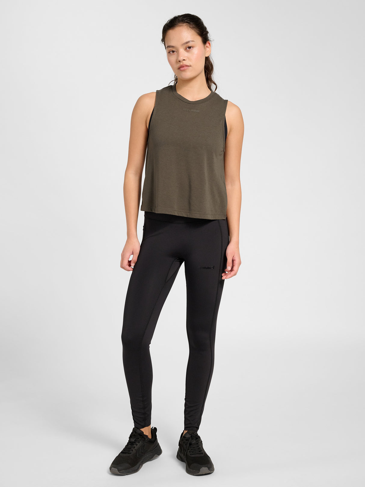 hummel Women's Mindful Training Vanja Shorts Muscle Tank Top-6