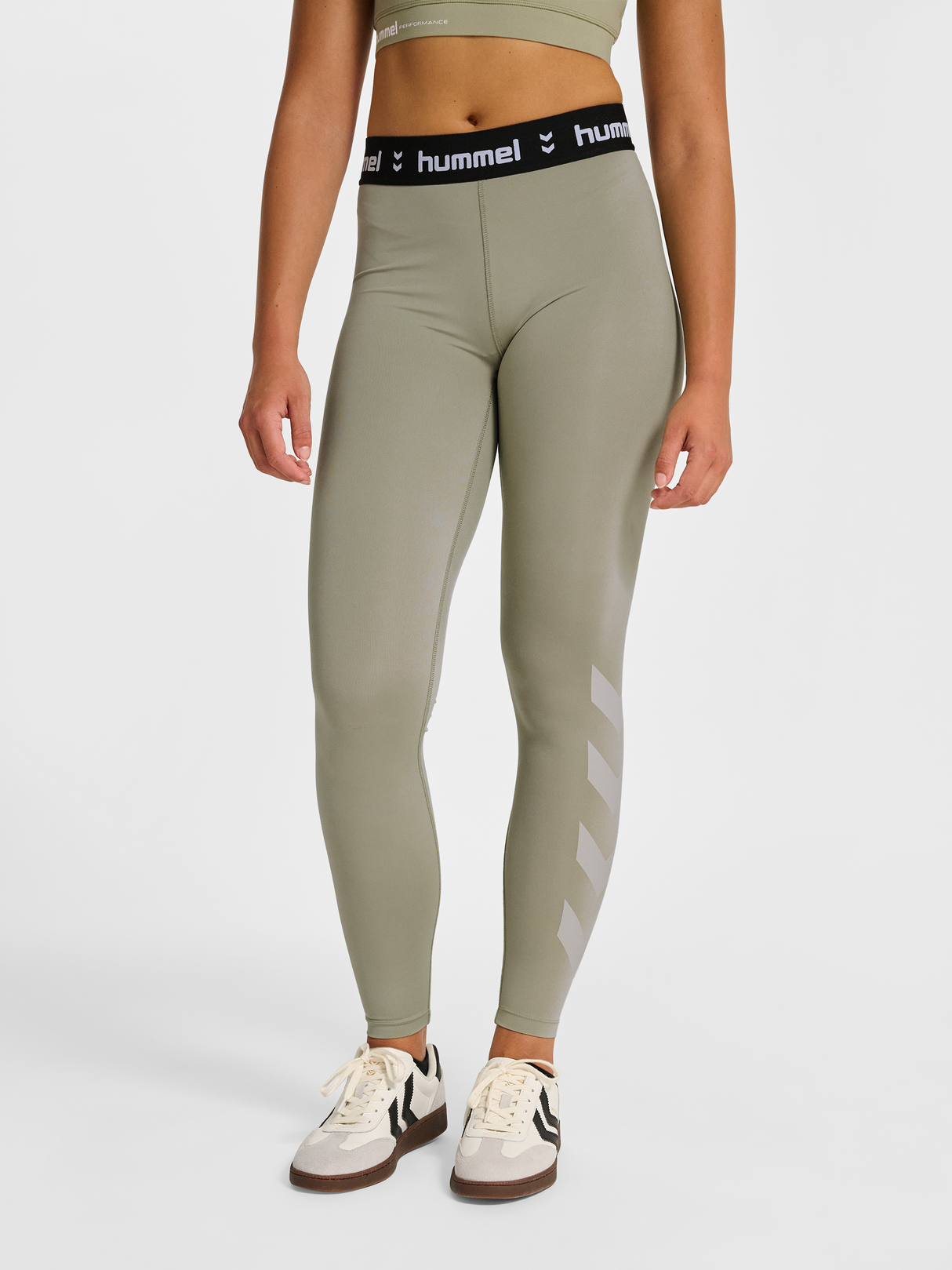 hummel Women's Pulse Mid Waist Tights-5