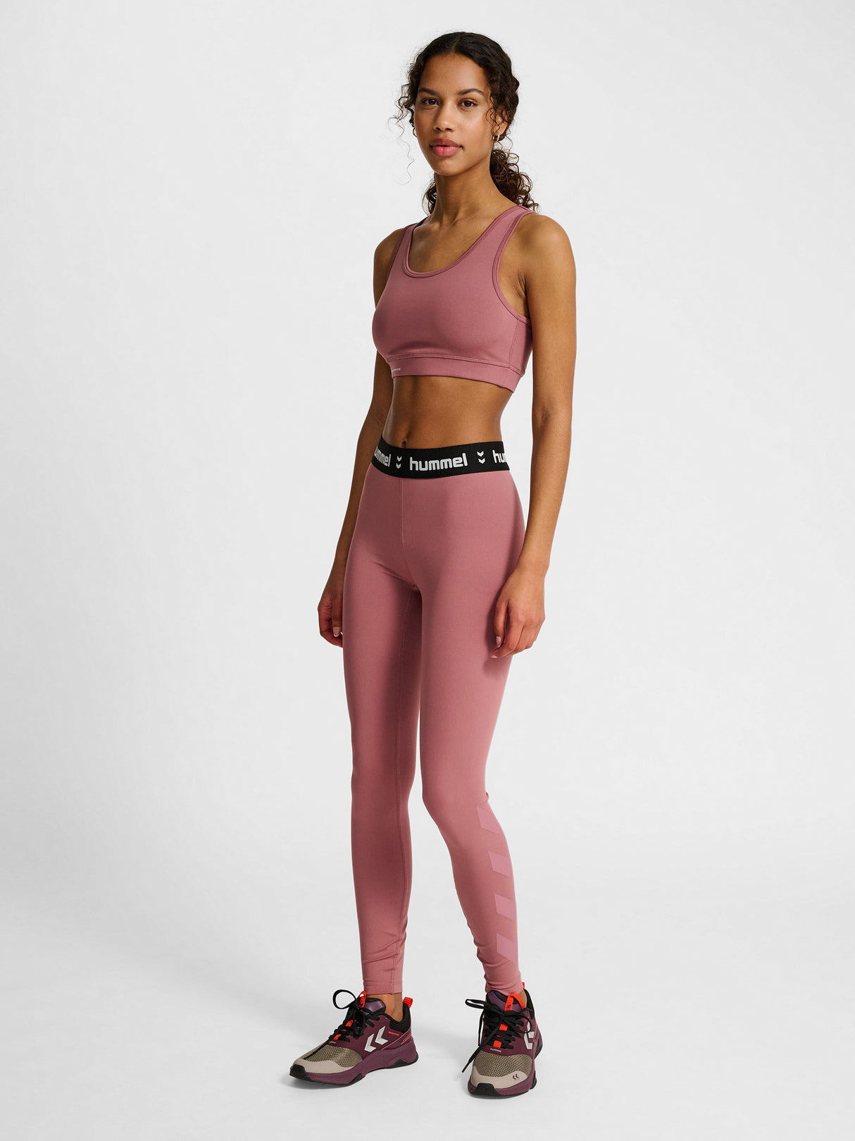 hummel Women's Pulse Mid Waist Tights-6